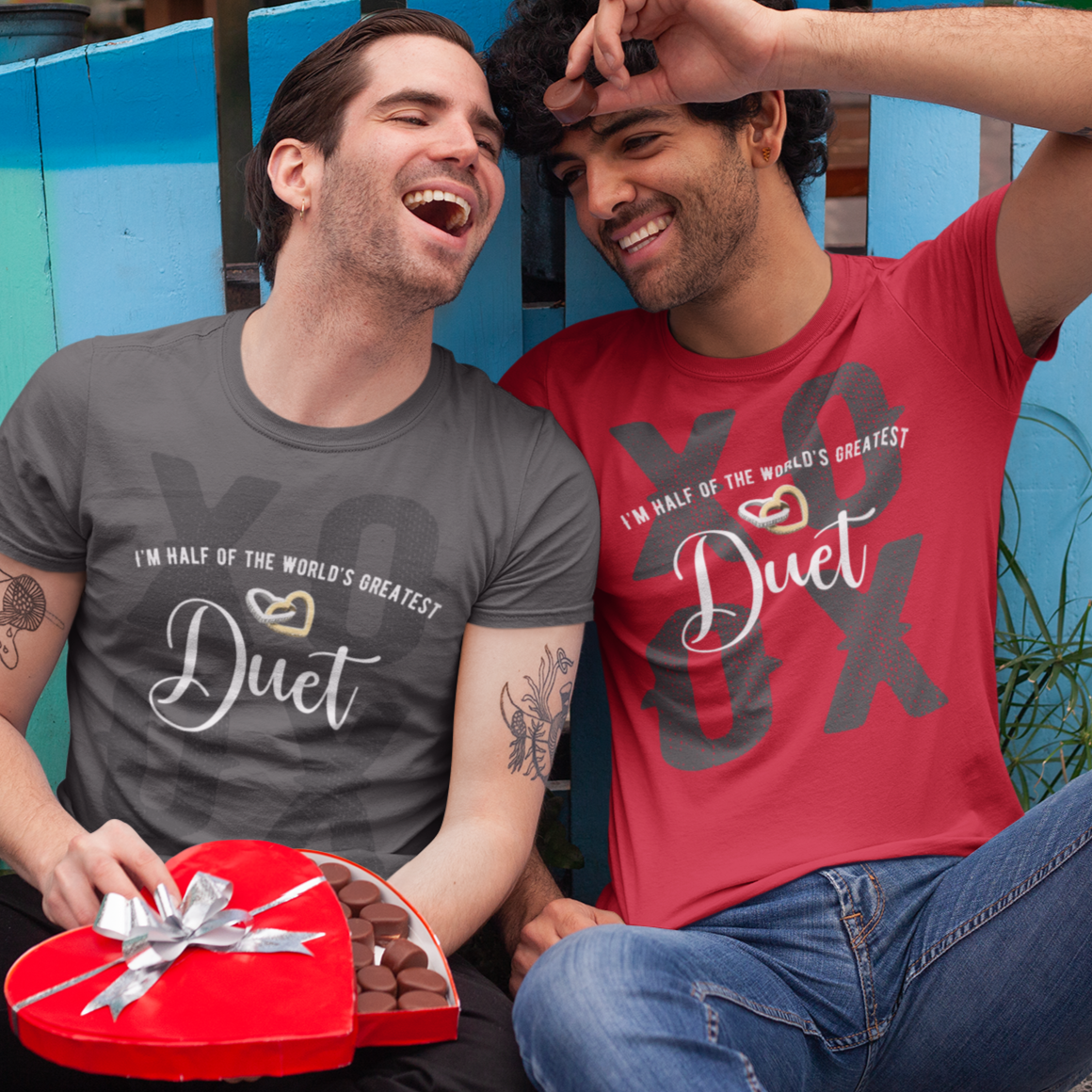 Half the World's Greatest Duet mock up on model