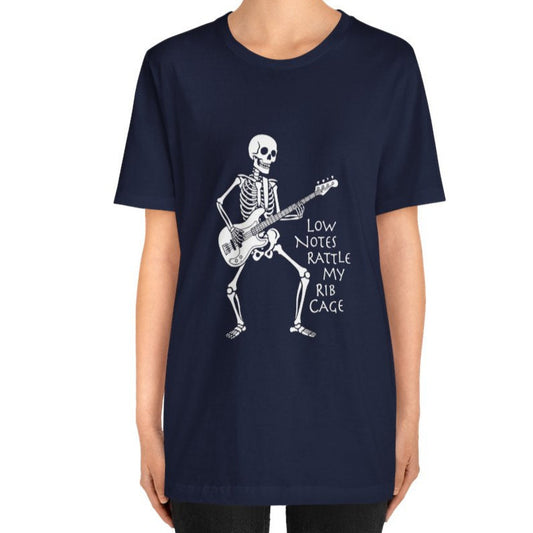 Skeleton Bass Player Shirt, Halloween Music Tee, Music Lover Gift, Funny Skeleton Shirt for Musicians