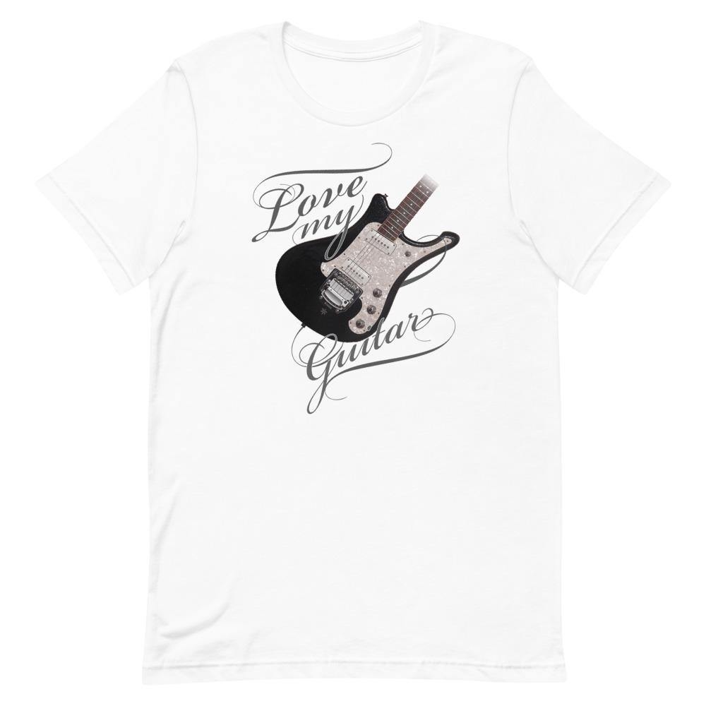 Personalized Love My Guitar T-Shirt