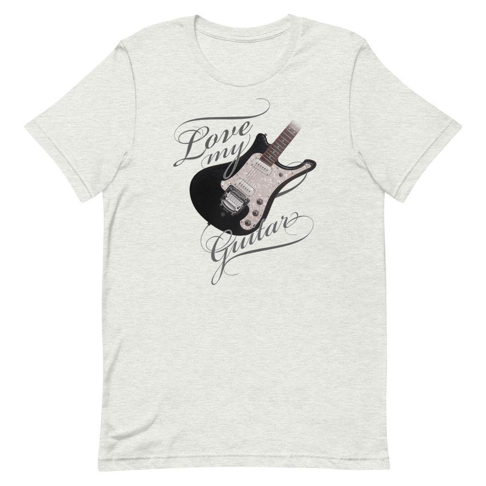 Personalized Love My Guitar T-Shirt
