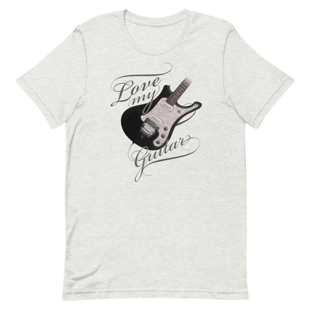 Personalized Love My Guitar T-Shirt