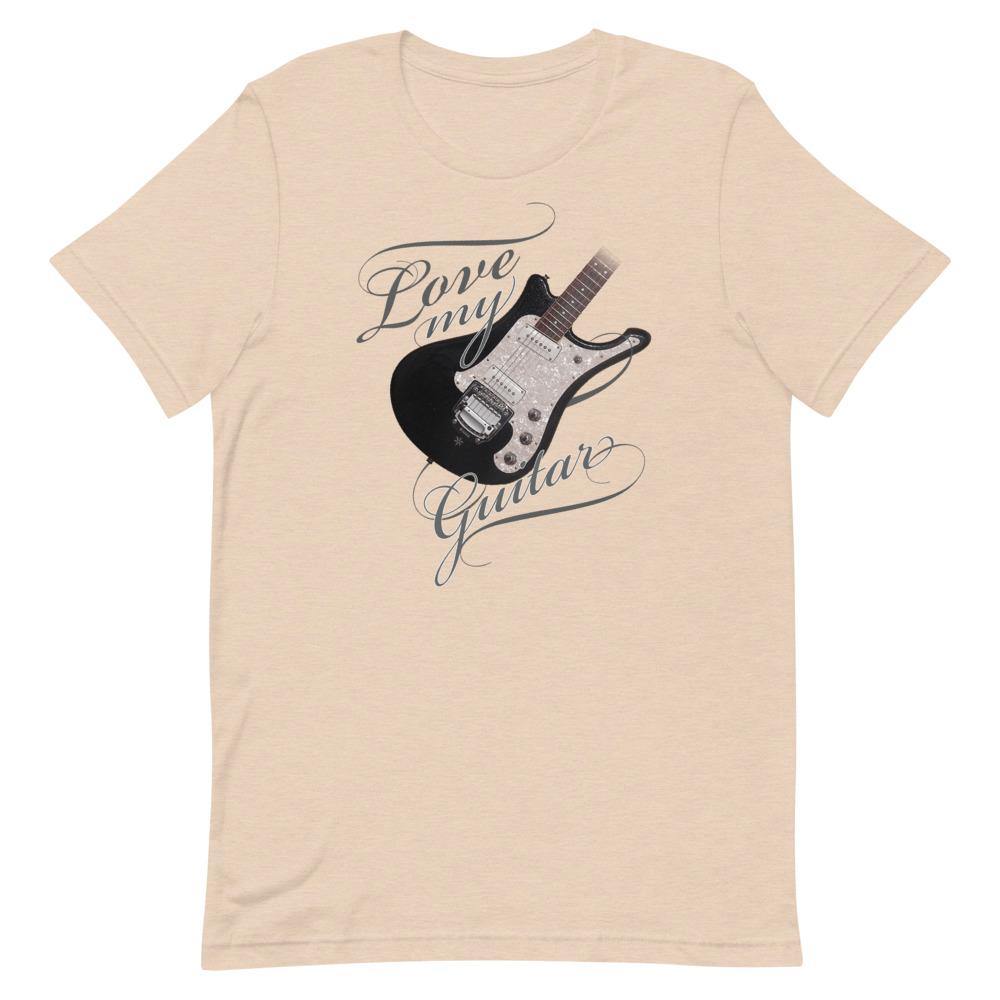 Personalized Love My Guitar T-Shirt