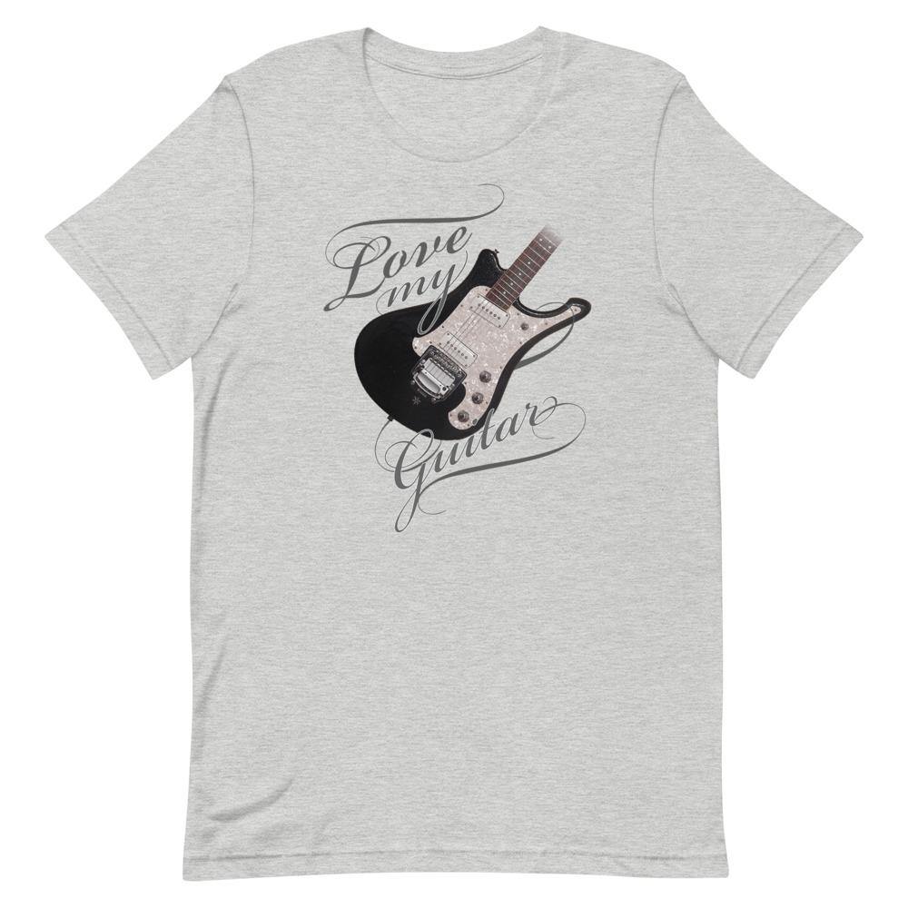 Personalized Love My Guitar T-Shirt