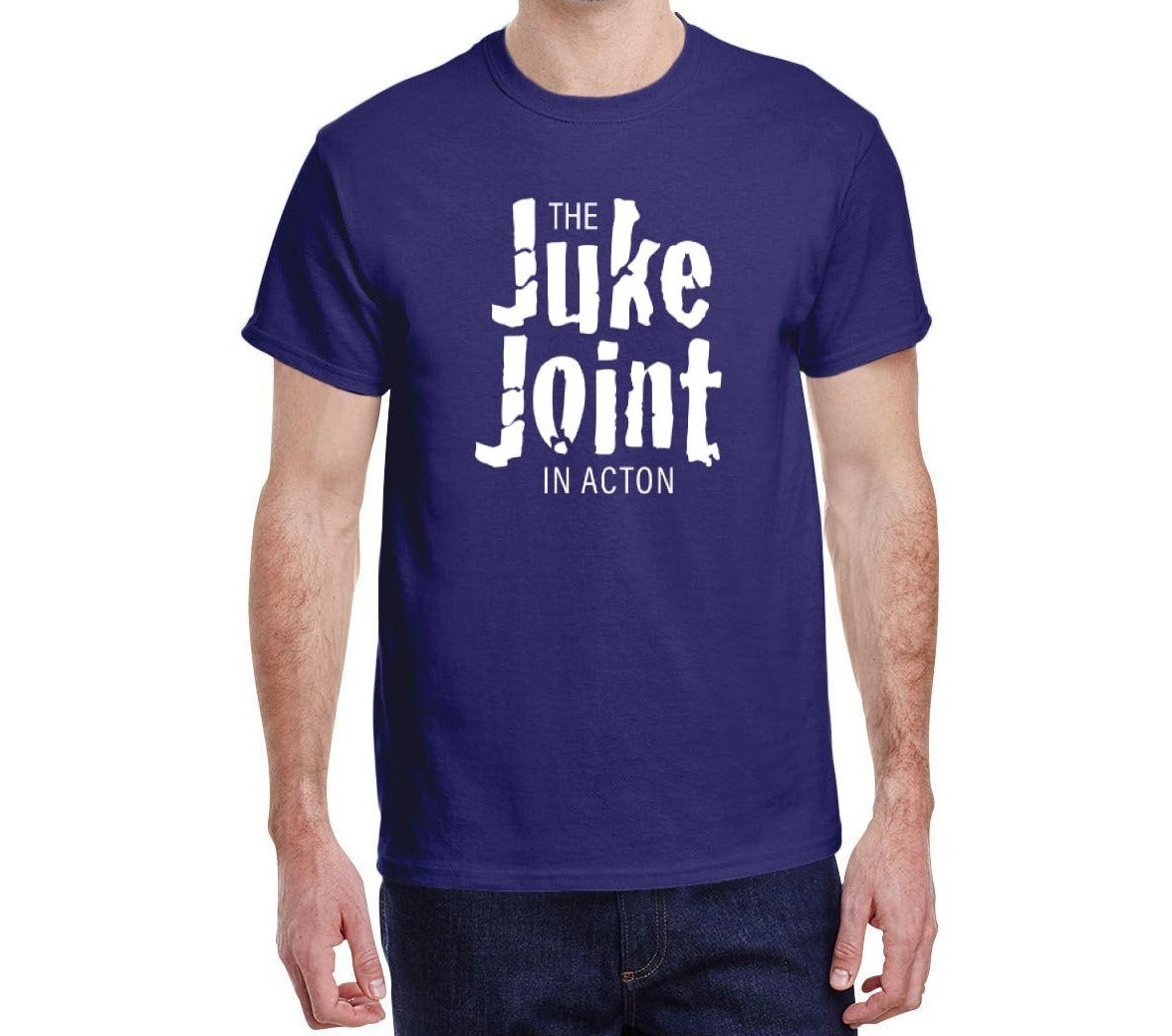 Juke Joint in Acton T-shirt (with White Logotype)