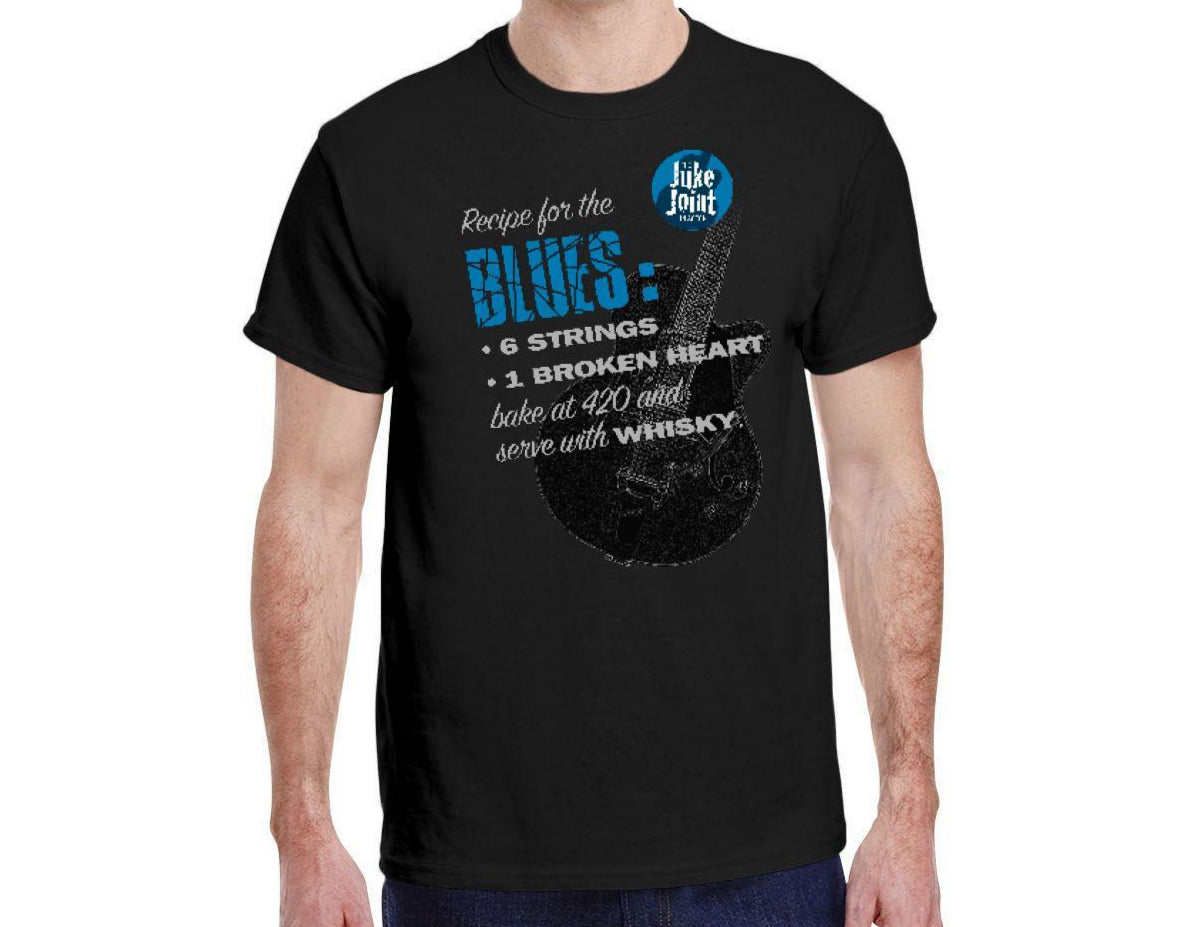 Juke Joint in Acton Recipe for the Blues T-shirt