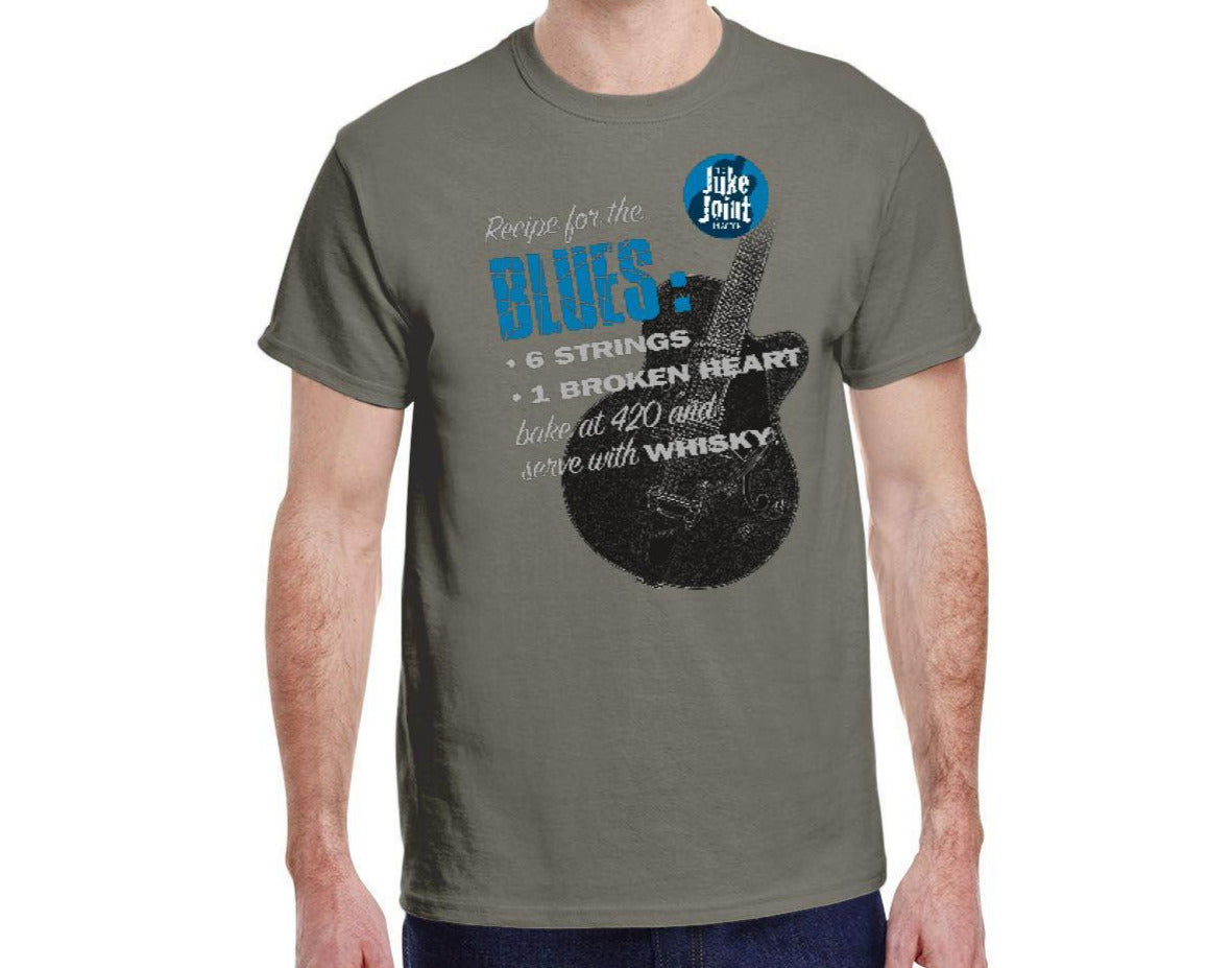 Juke Joint in Acton Recipe for the Blues T-shirt