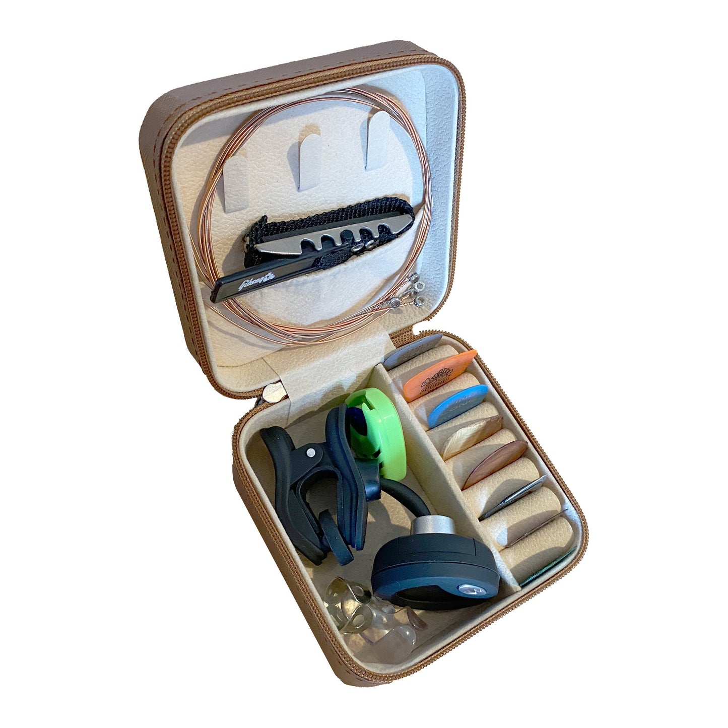 Personalized Compact Guitar Accessory Case for Picks & Paraphernalia, Gift for Guitar Players AnywherePOD