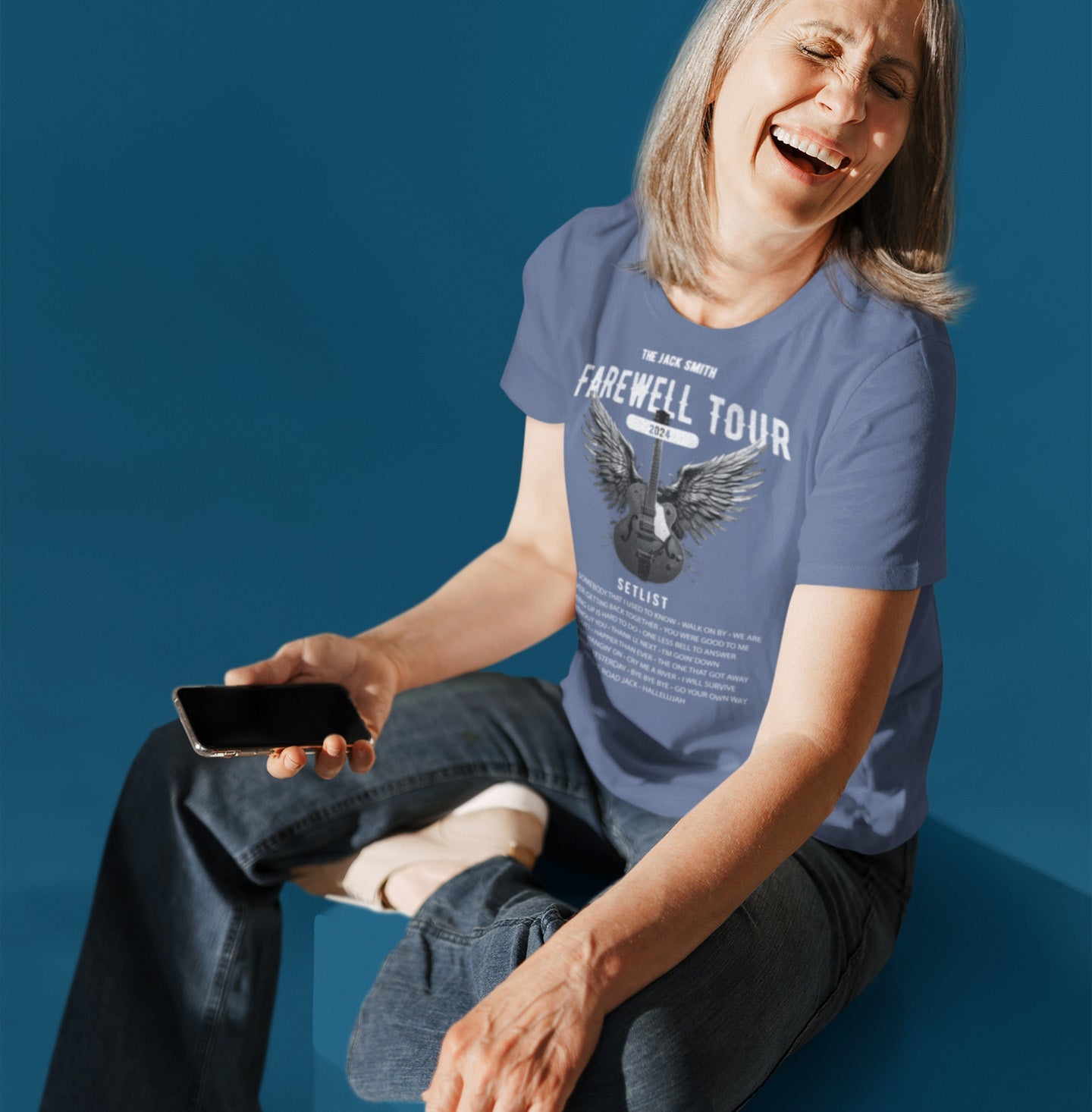 Personalized Retirement FAREWELL TOUR T-shirt, Funny Music-themed Retirement Gift AnywherePOD