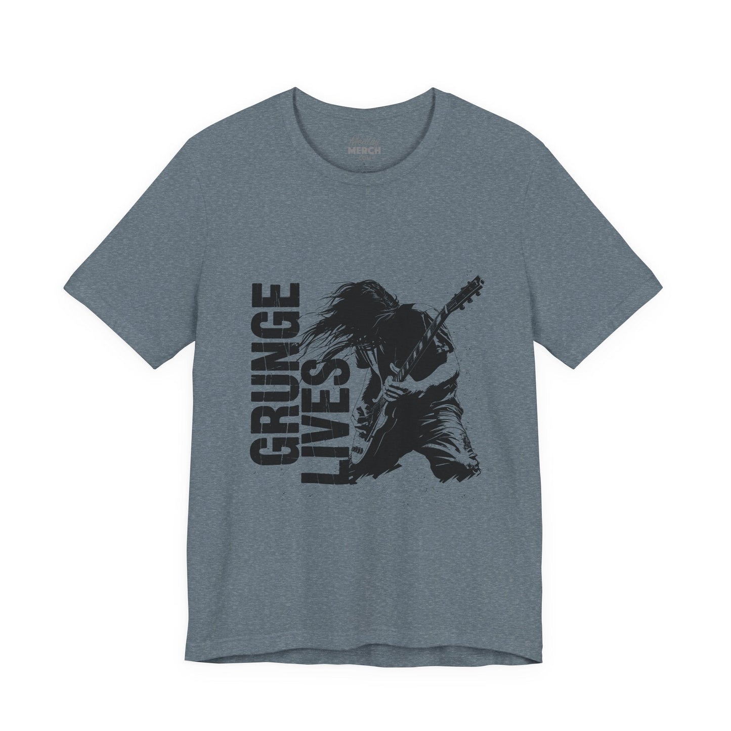 Grunge Lives T-shirt, Music Gift for Guitar Players and Rock fans Printify