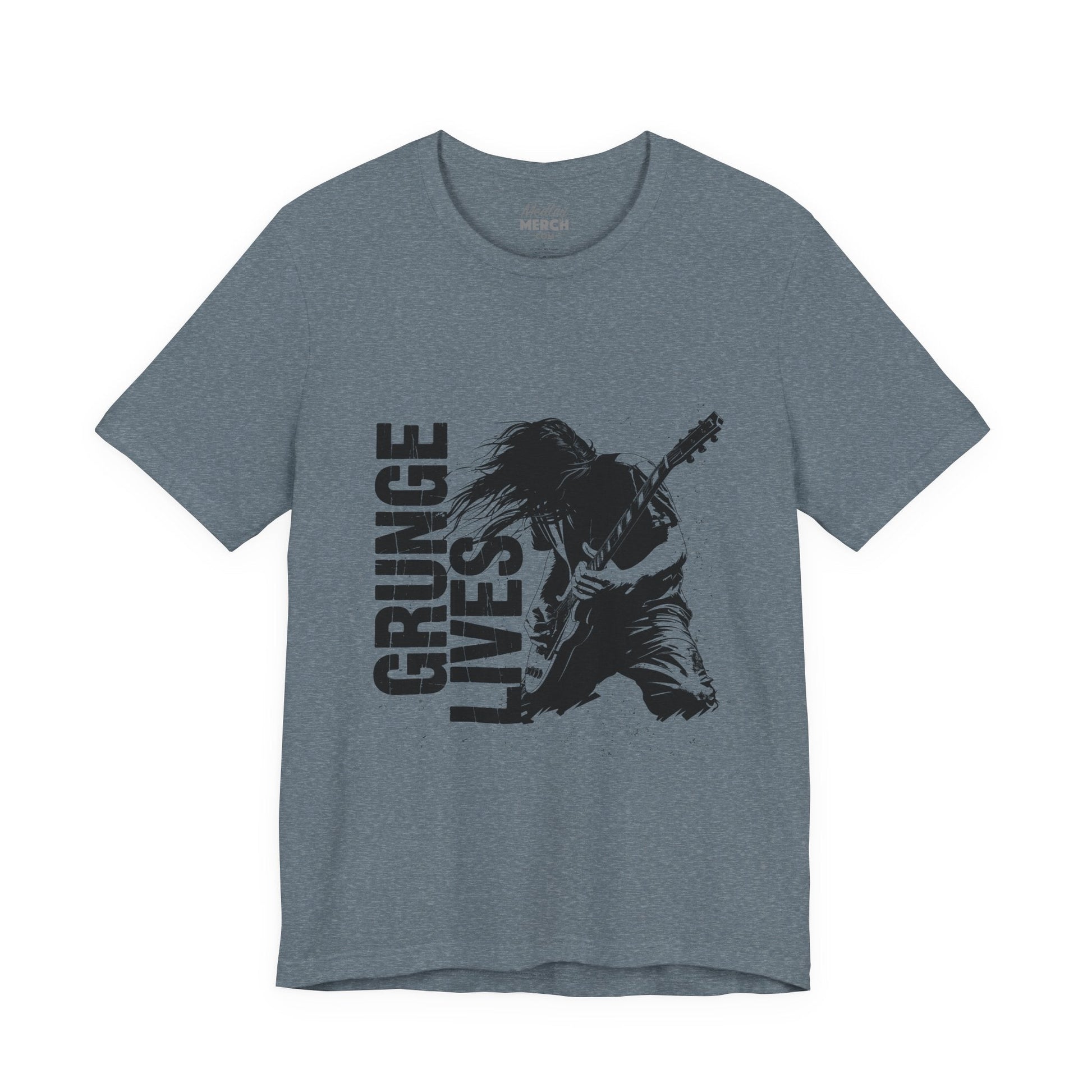 Grunge Lives T-shirt, Music Gift for Guitar Players and Rock fans Printify