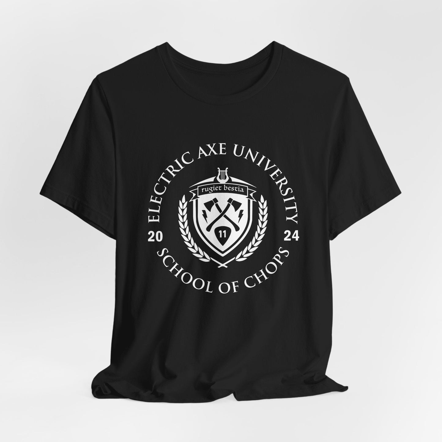 Self-Taught Guitar University T-Shirt, Funny Guitarist Tee Printify