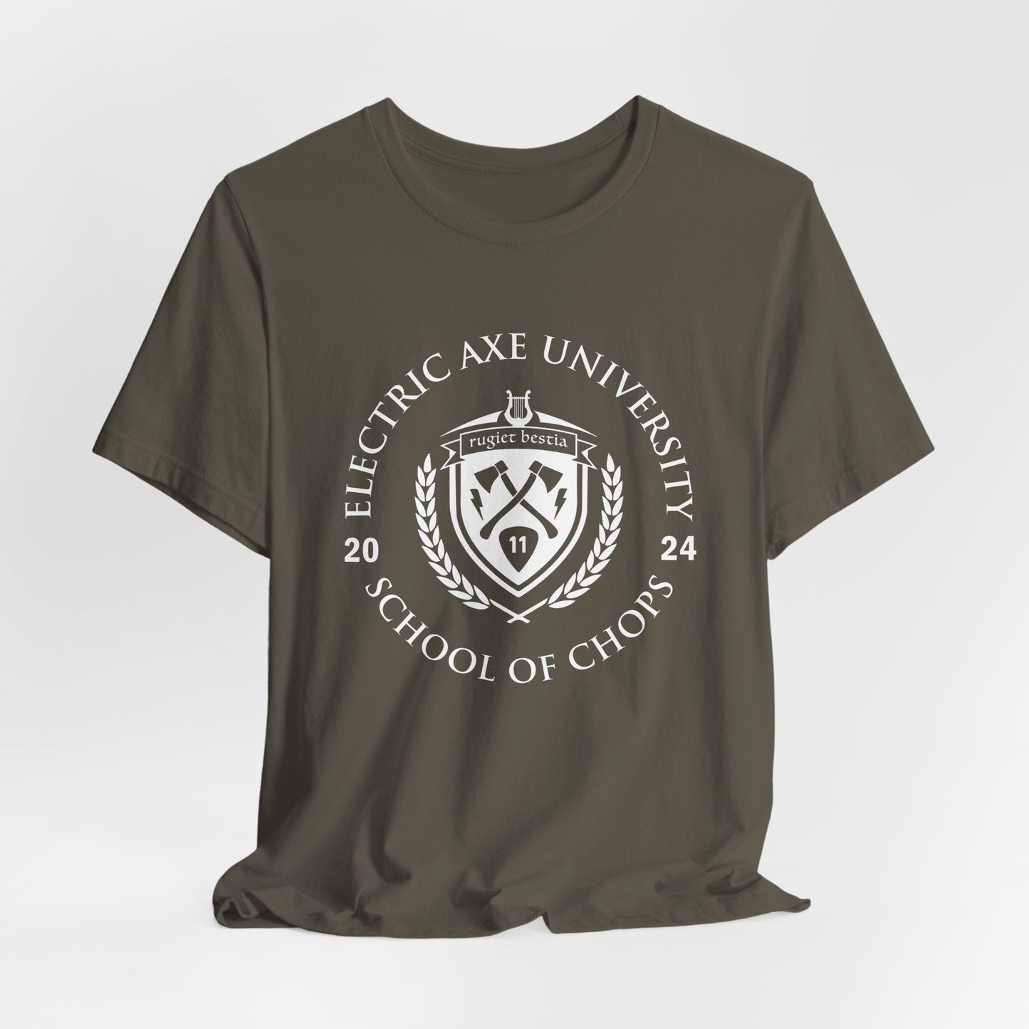 Self-Taught Guitar University T-Shirt, Funny Guitarist Tee Printify