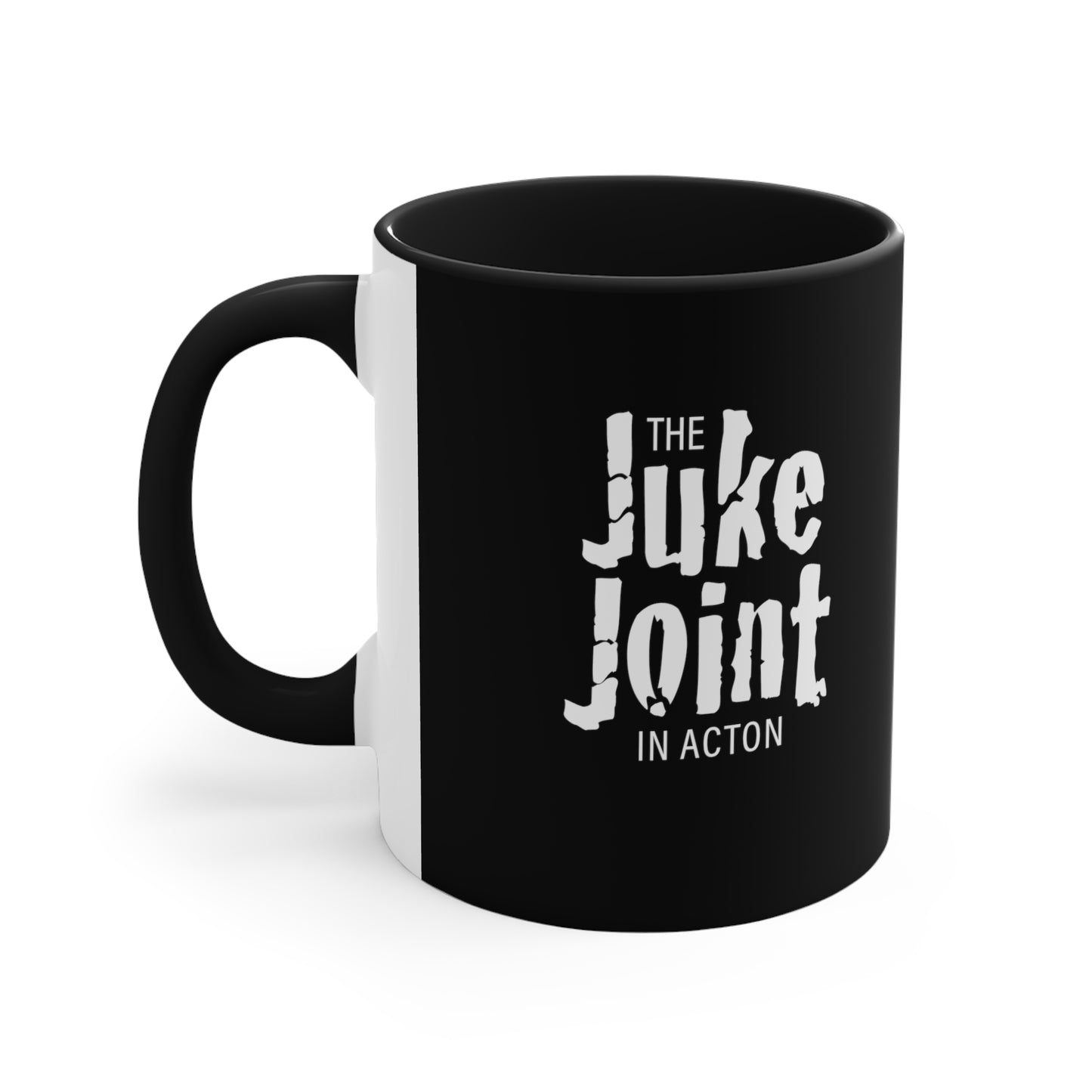 RECIPE for the BLUES Coffee Mug, with Gretsch Electric Guitar and Juke Joint in Acton logo, Music fan Gift, 11oz, Blue or Black for Blues Fans