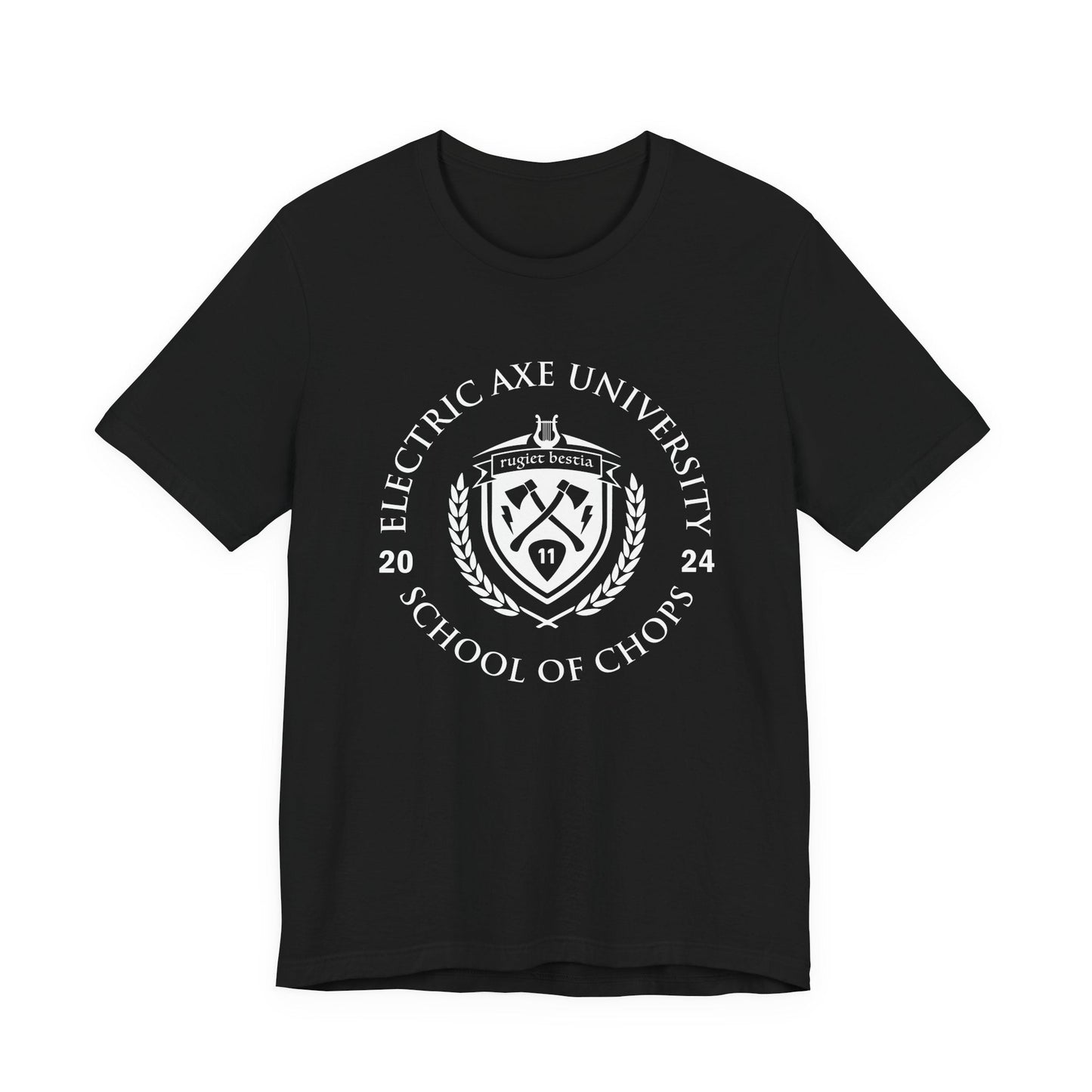 Self-Taught Guitar University T-Shirt, Funny Guitarist Tee Printify