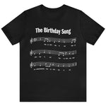 80th Birthday Gift T-shirt, Birthday Song EIGHT OH! 2-sided, Unisex Bella+Canvas 3001 T-shirt, Dark Colors, Funny Shirt for Surprise Parties