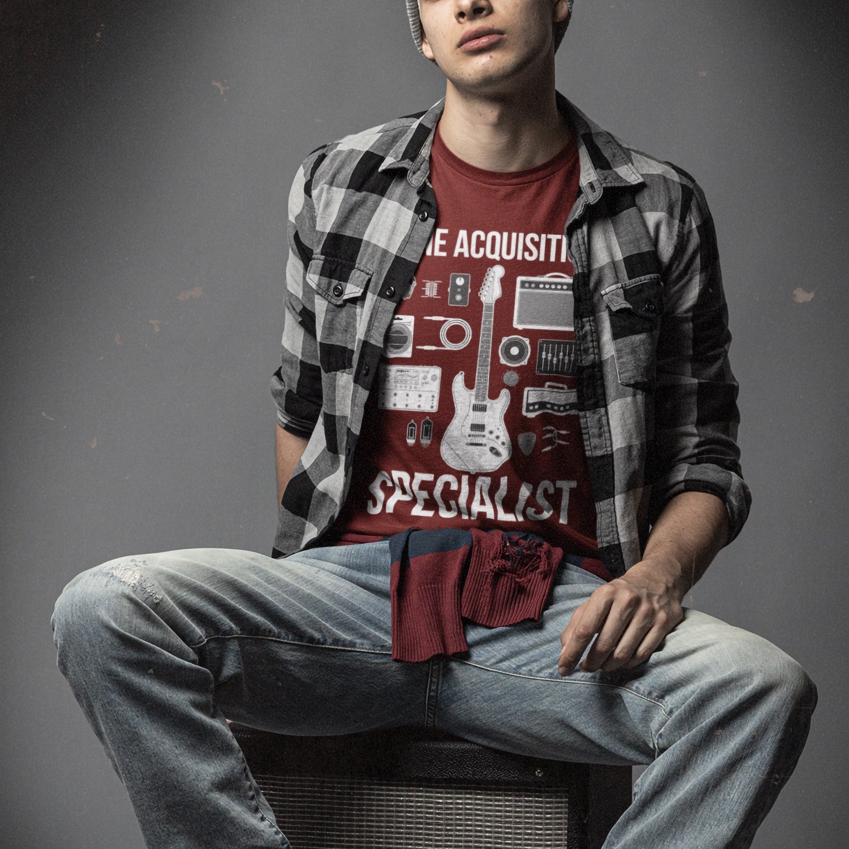 Tone Acquisition Specialist T-Shirt, Musician Gear Head Gift Tee, Guitarist Present, Instrument Lover Top