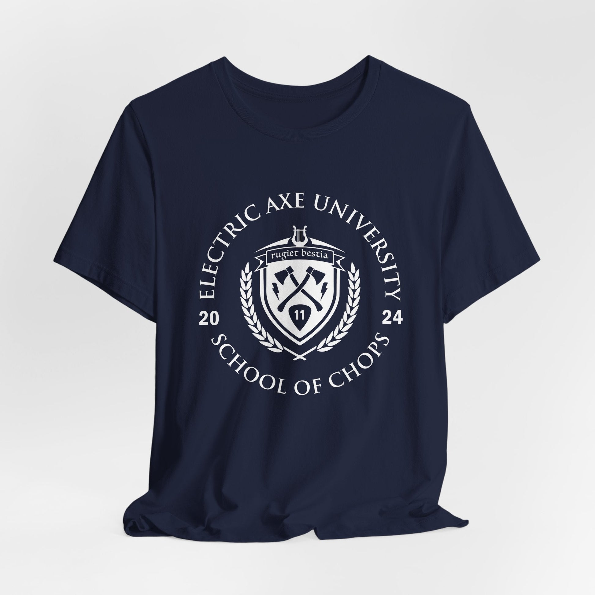 Self-Taught Guitar University T-Shirt, Funny Guitarist Tee Printify