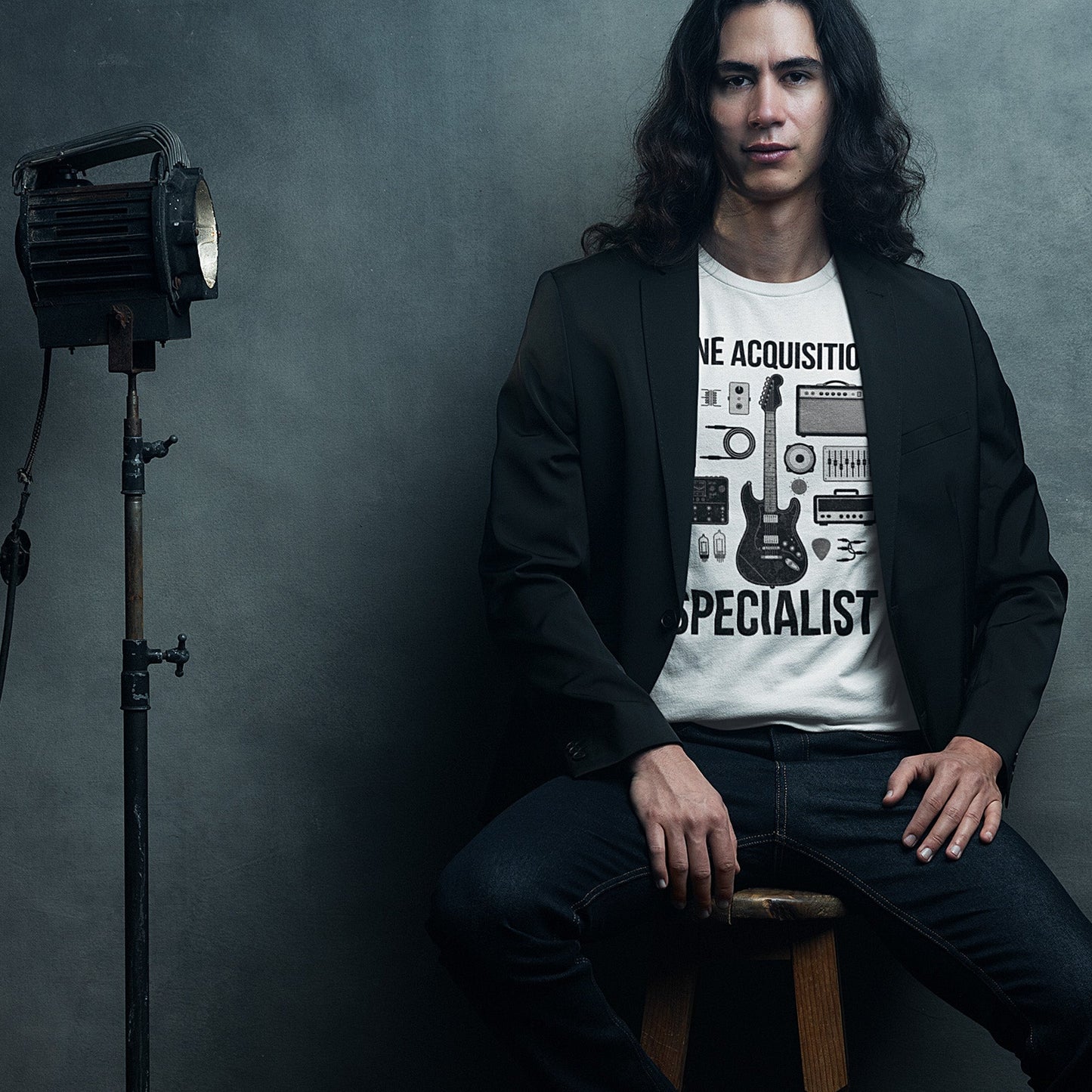 Tone Acquisition Specialist T-Shirt, Musician Gear Head Gift Tee, Guitarist Present, Instrument Lover Top, AnywherePOD