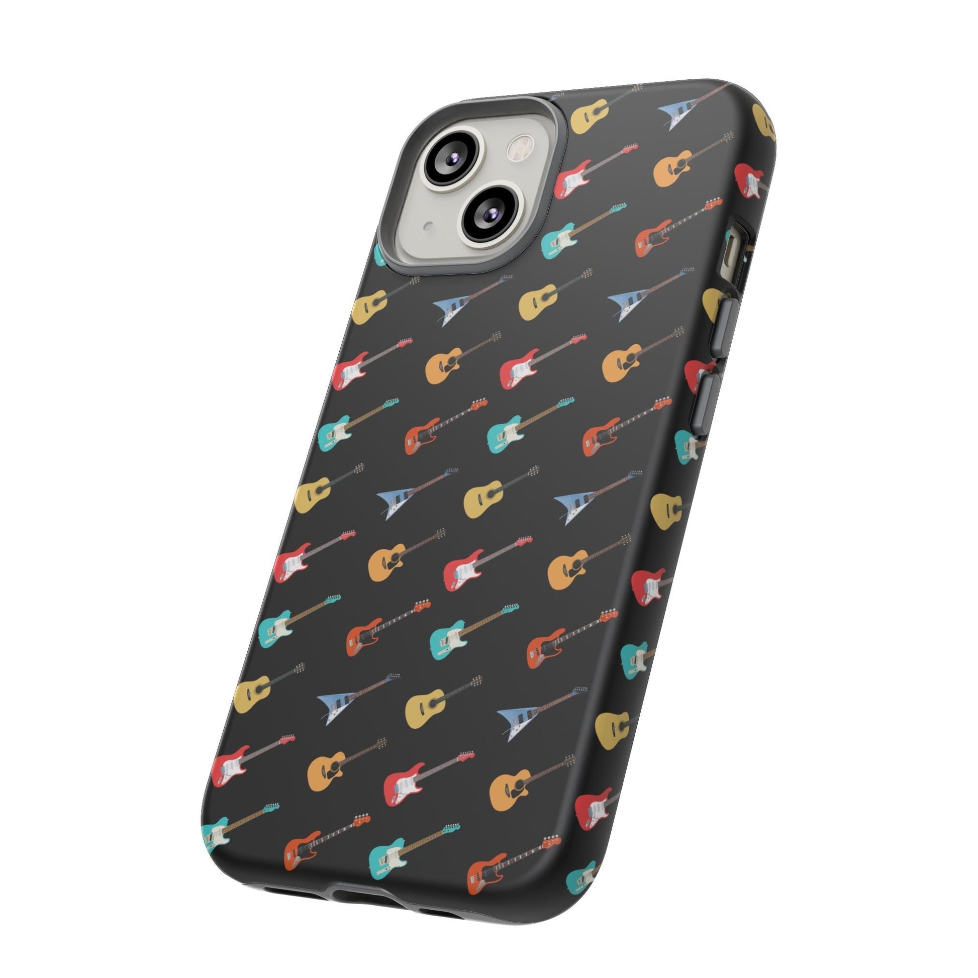 Tiny Guitars Phone Case mock up
