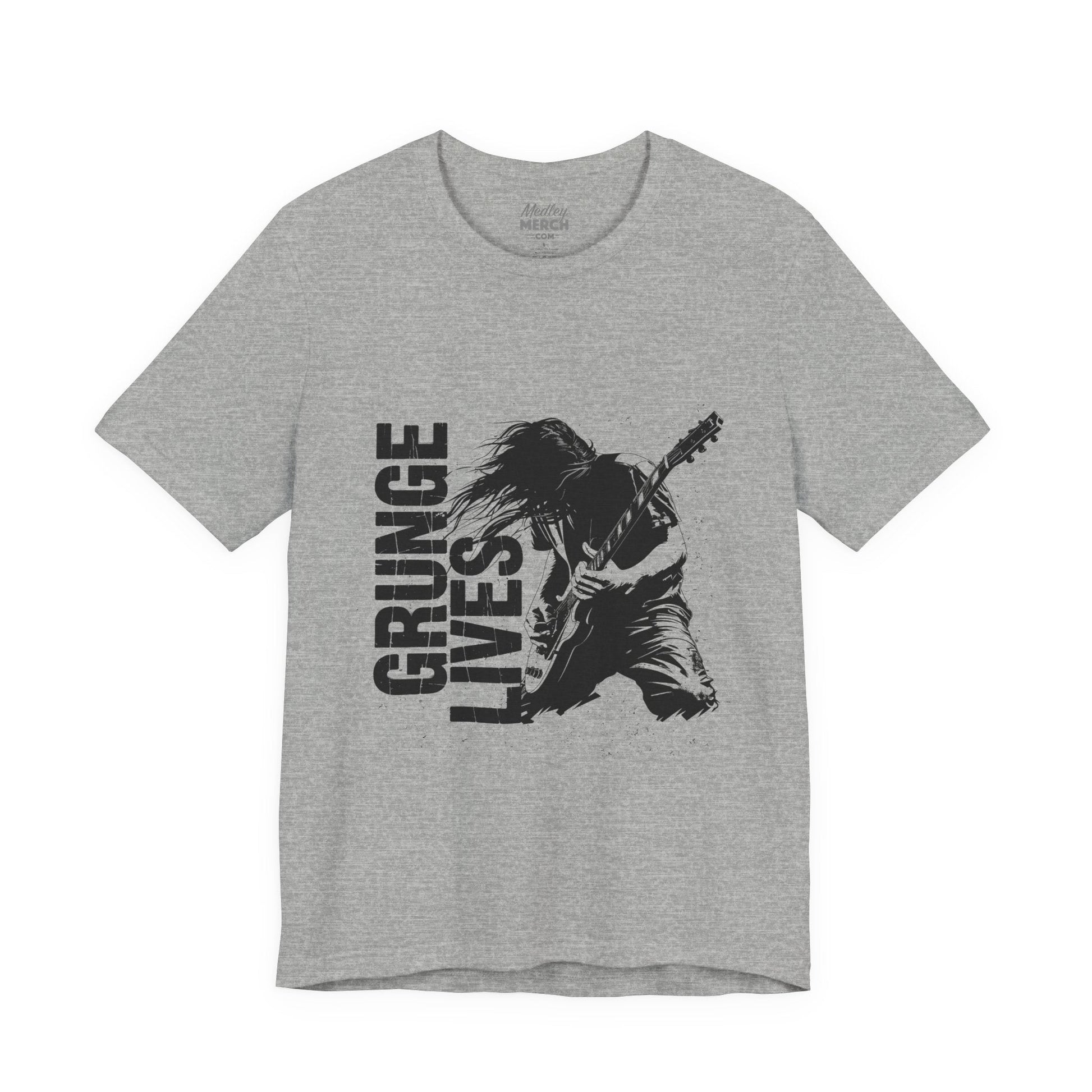 Grunge Lives T-shirt, Music Gift for Guitar Players and Rock fans Printify