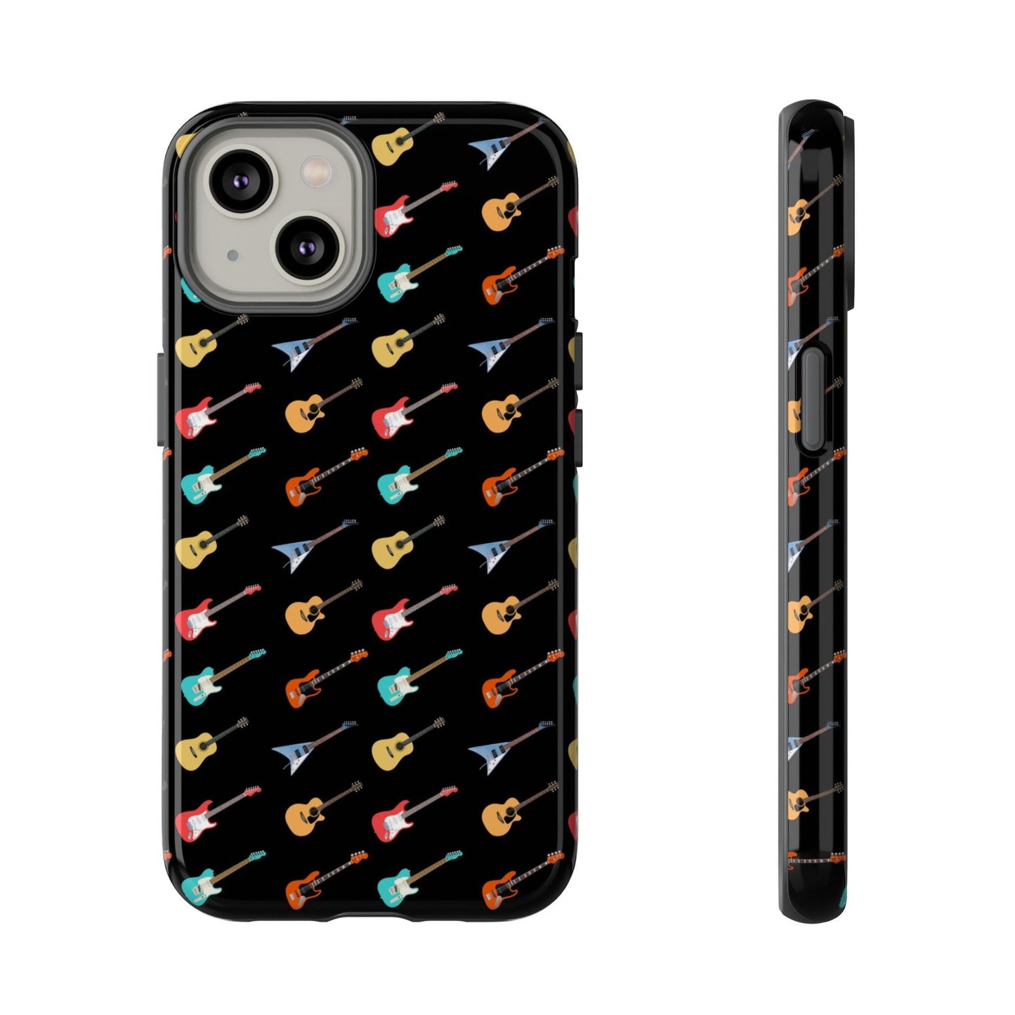 Tiny Guitars Phone Case mock up