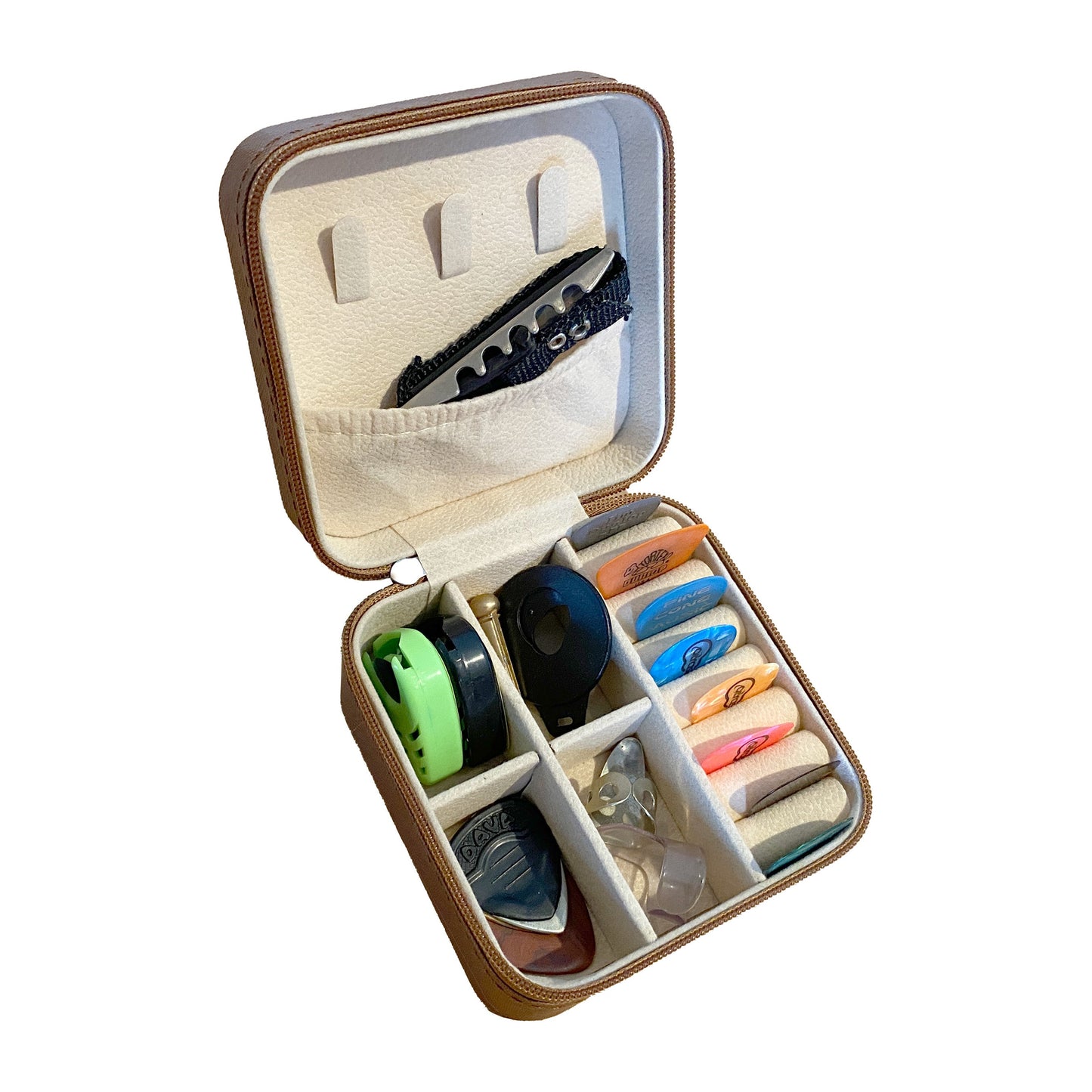 Personalized Compact Guitar Accessory Case for Picks & Paraphernalia, Gift for Guitar Players AnywherePOD