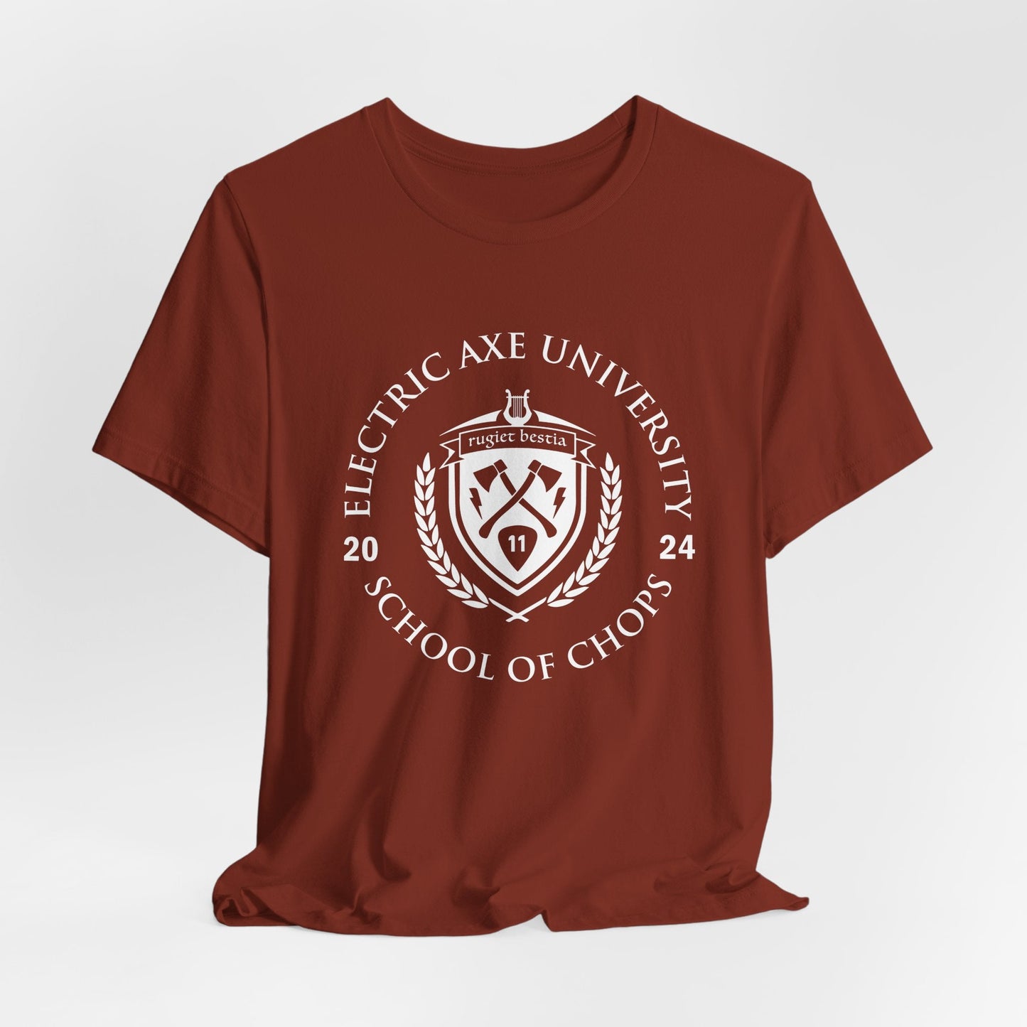 Self-Taught Guitar University T-Shirt, Funny Guitarist Tee Printify