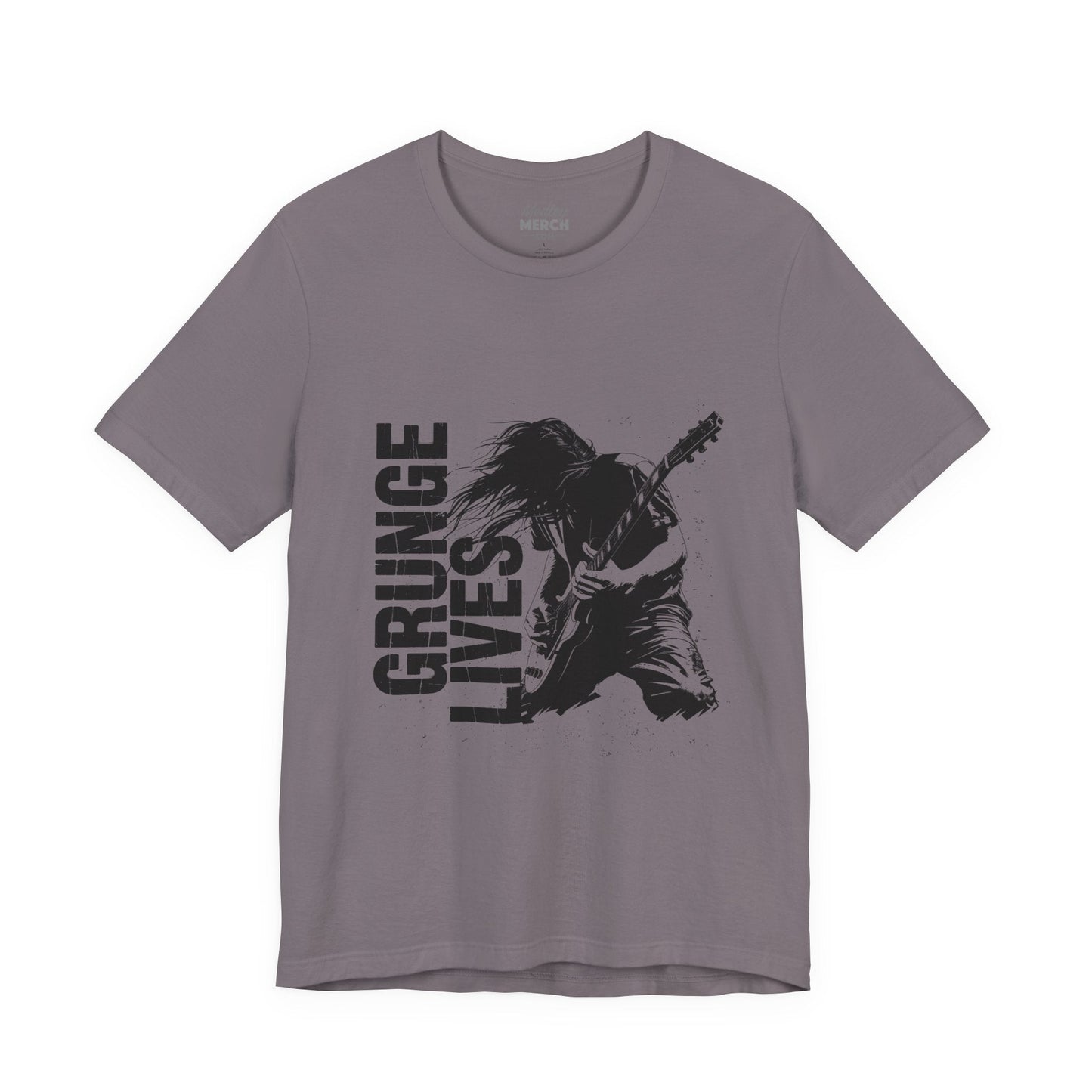 Grunge Lives T-shirt, Music Gift for Guitar Players and Rock fans Printify