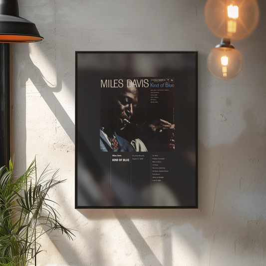 Favorite Album Poster framed mock up