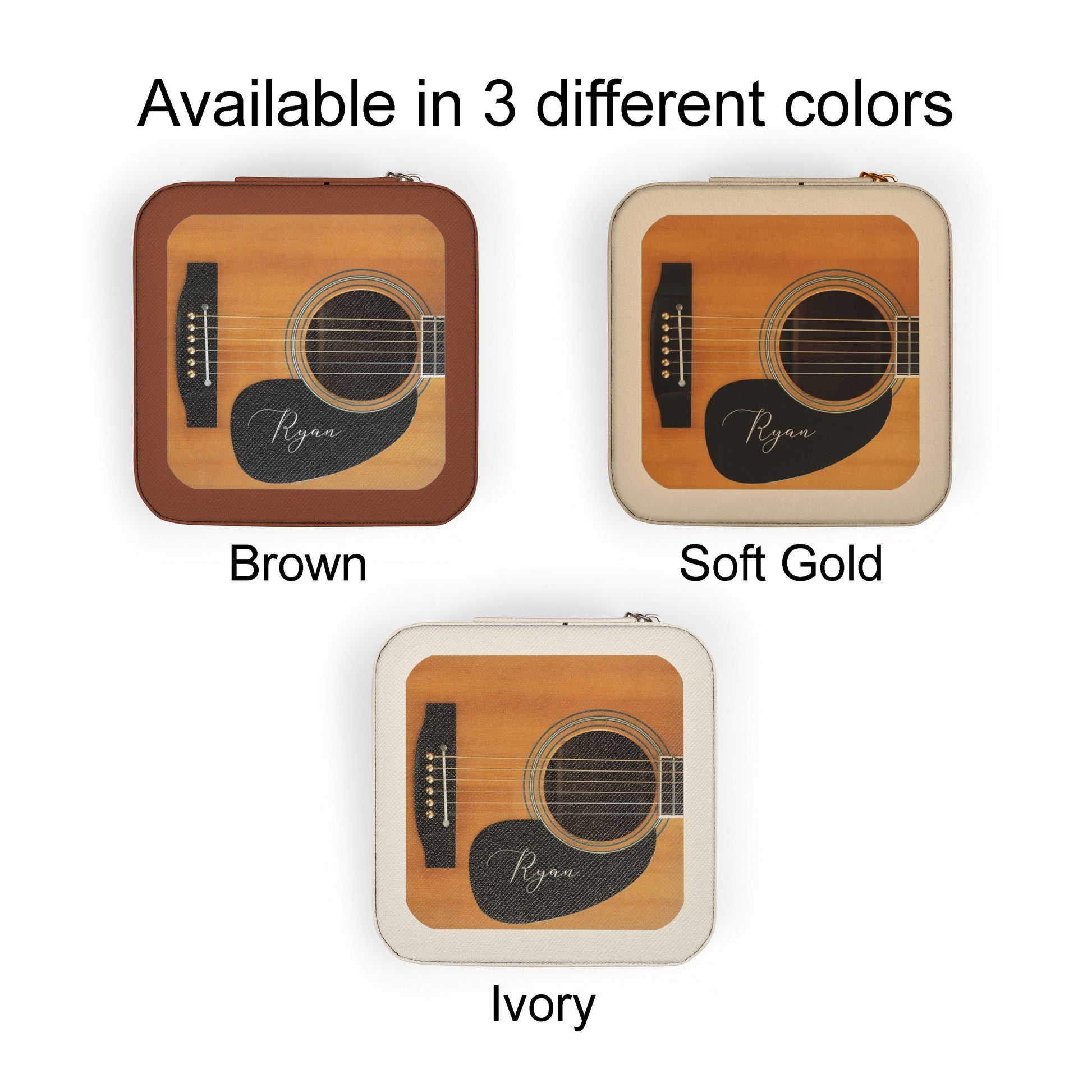 Personalized Compact Guitar Accessory Case for Picks & Paraphernalia, Gift for Guitar Players AnywherePOD