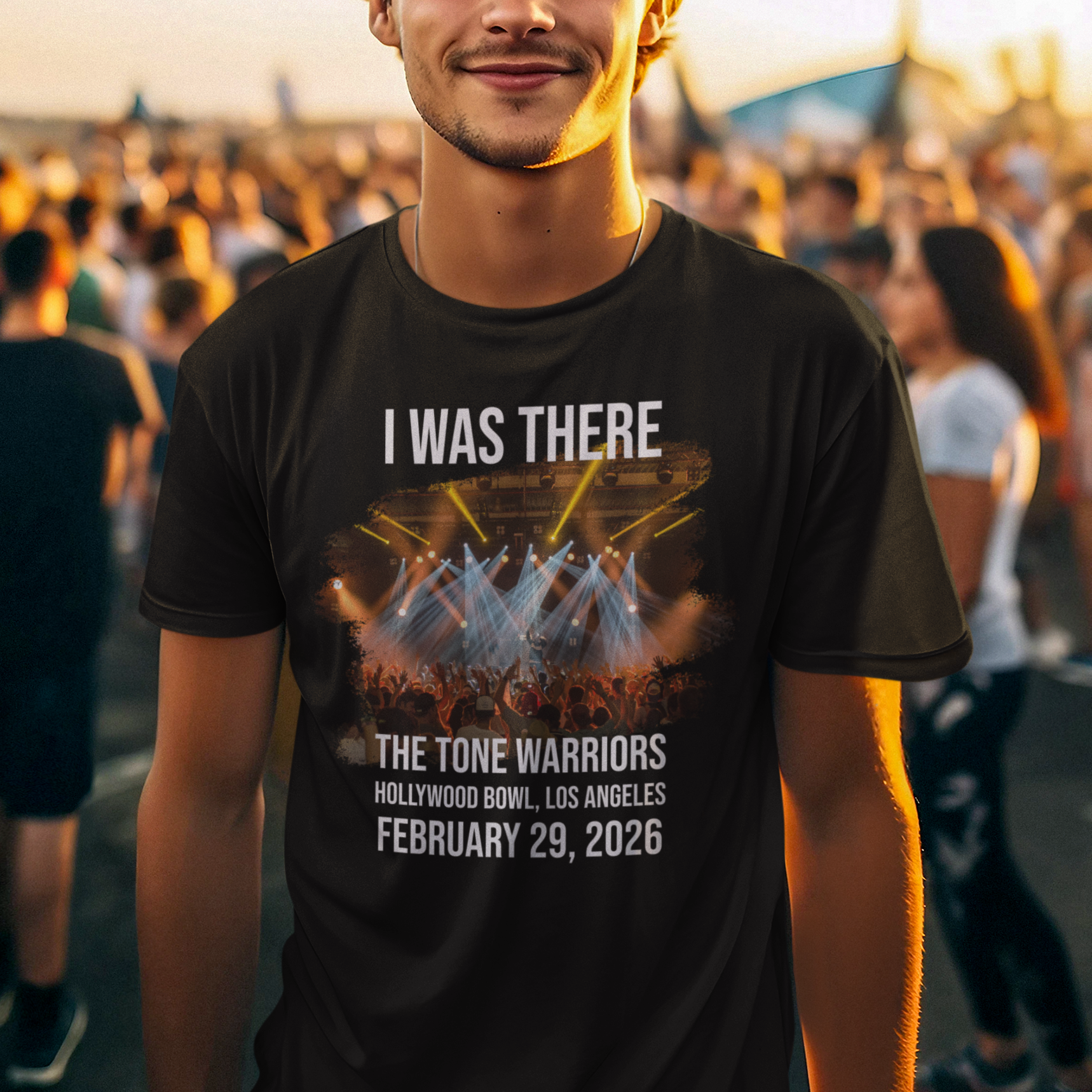 I WAS THERE Personalized Concert T-Shirt, Live Music Fan Gift, Custom Shirt with Artist Name, Show Date and Photo AnywherePOD
