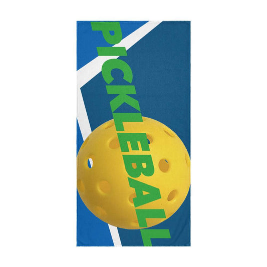 PICKLEBALL Sports Towel, Large 55" in Microfiber/Cotton