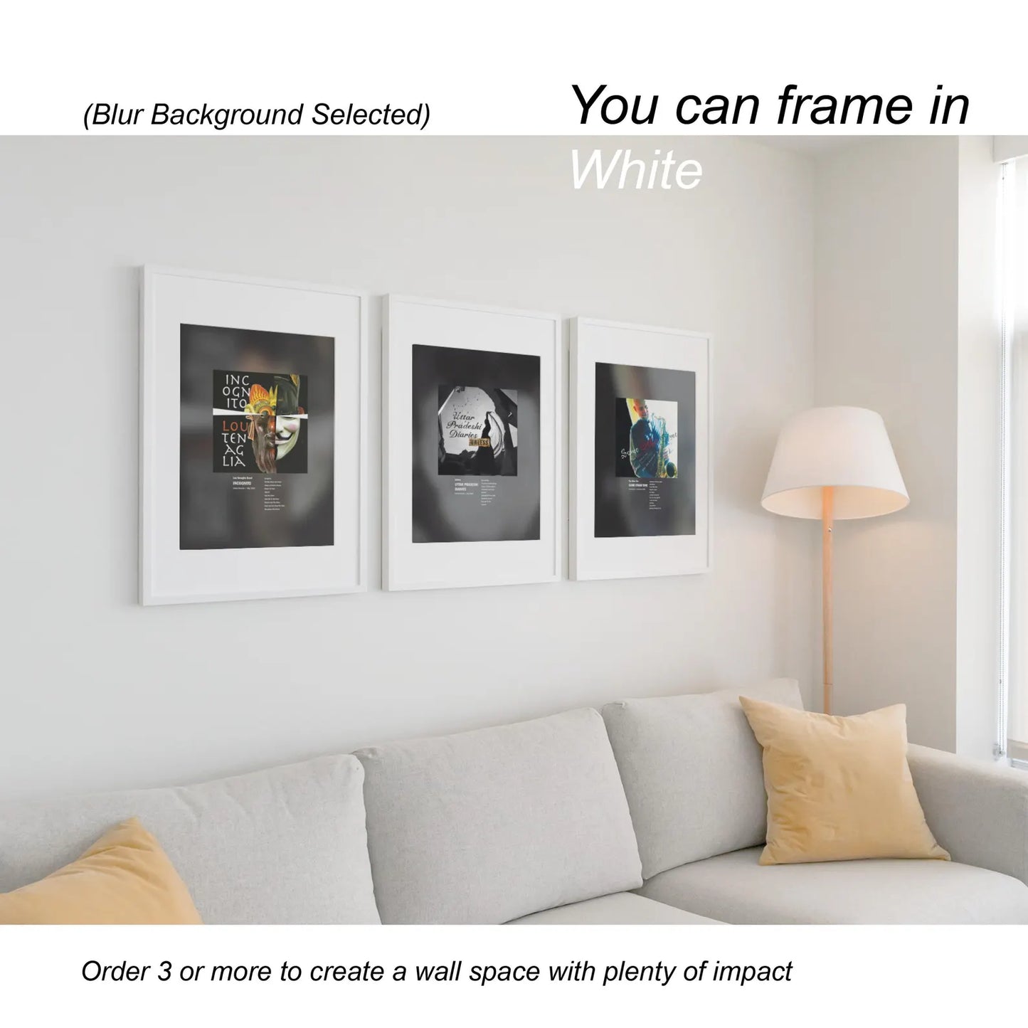 Custom Favorite Album Cover Poster, Music Fan Gift, Personalized Fine Art, Quality Printed Frameable Wall Art Decor for Vinyl Record Collector