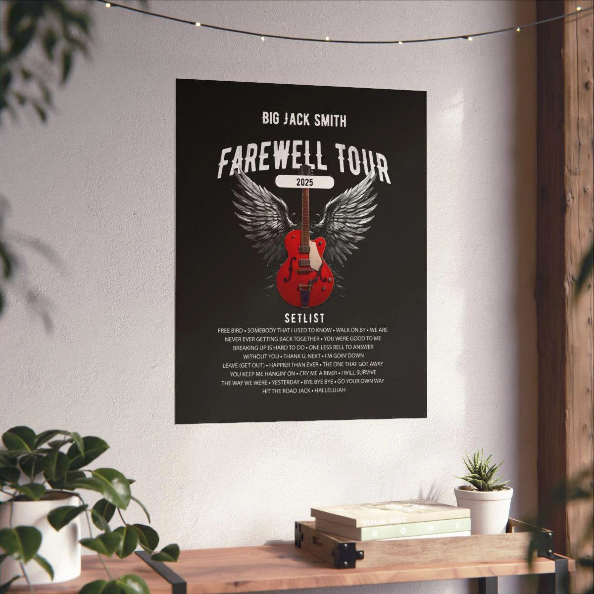 Personalized Retirement FAREWELL TOUR Poster, Funny Music-themed Retirement Gift, Matte Vertical Posters AnywherePOD