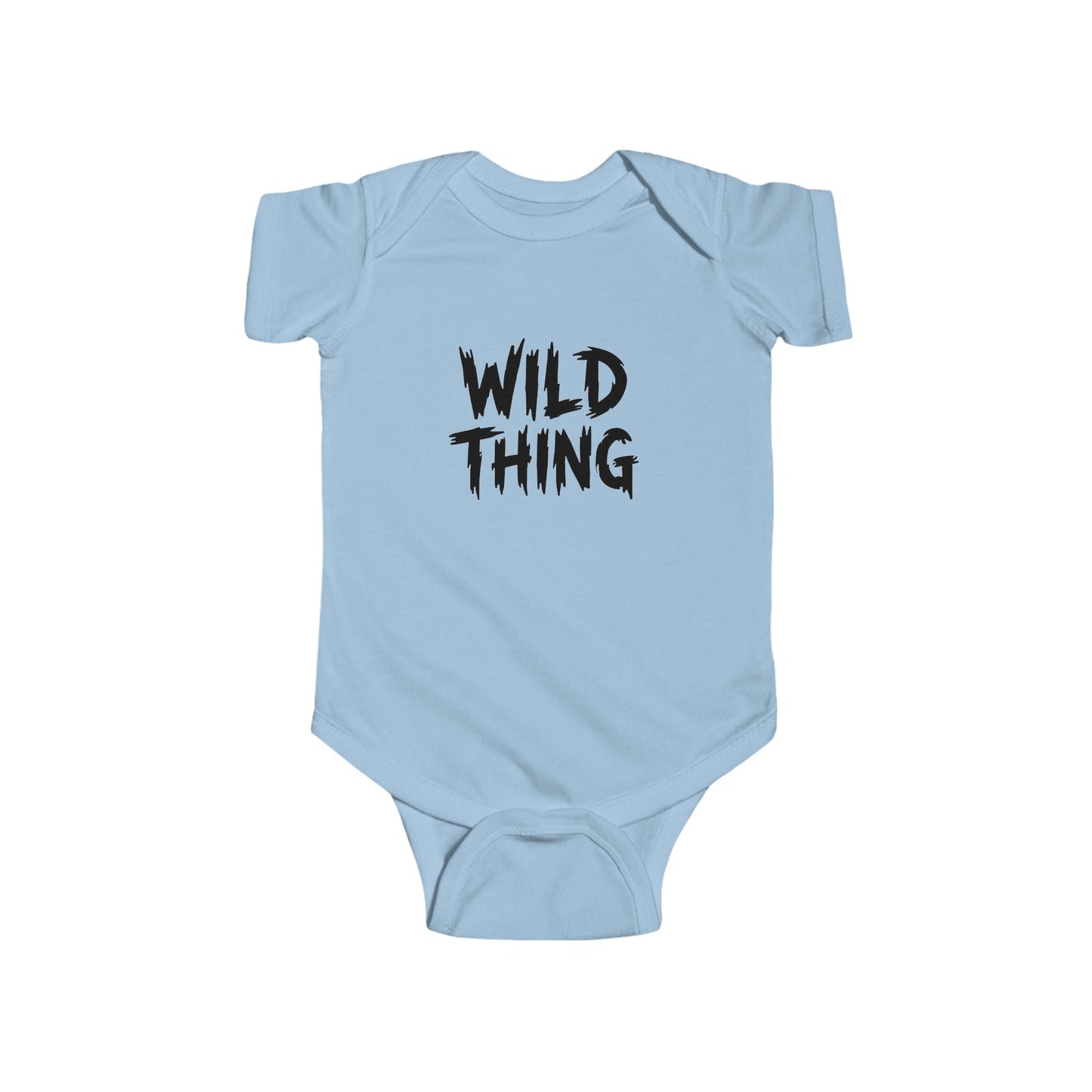 Wild Thing Baby Bodysuit, New Mom Gift, Funny Infant Onesie, Retro Rock Baby Shower Present AnywherePOD