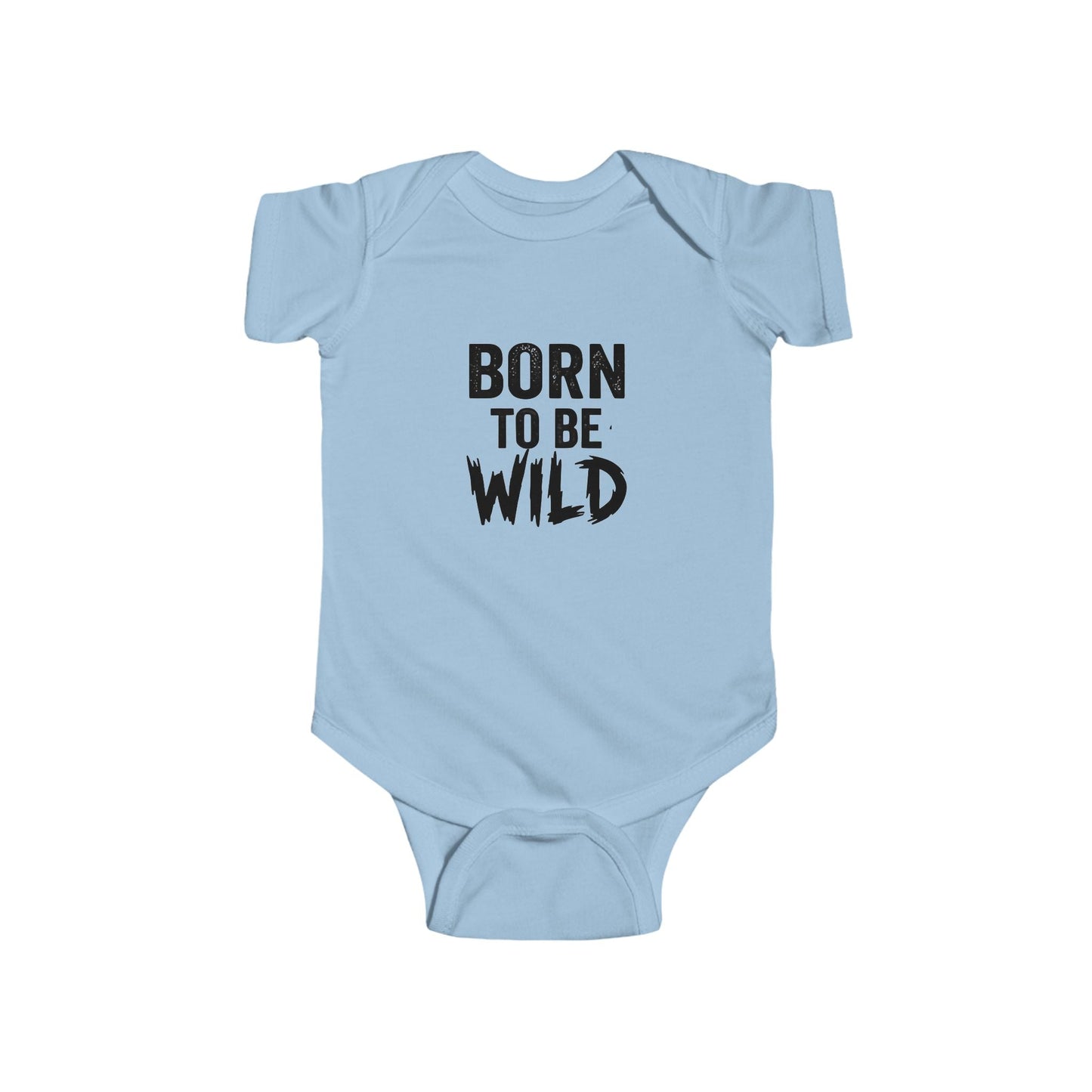 Born to be Wild Baby Bodysuit, New Mom Gift, Funny Infant Onesie, Retro Rock Baby Shower Present AnywherePOD