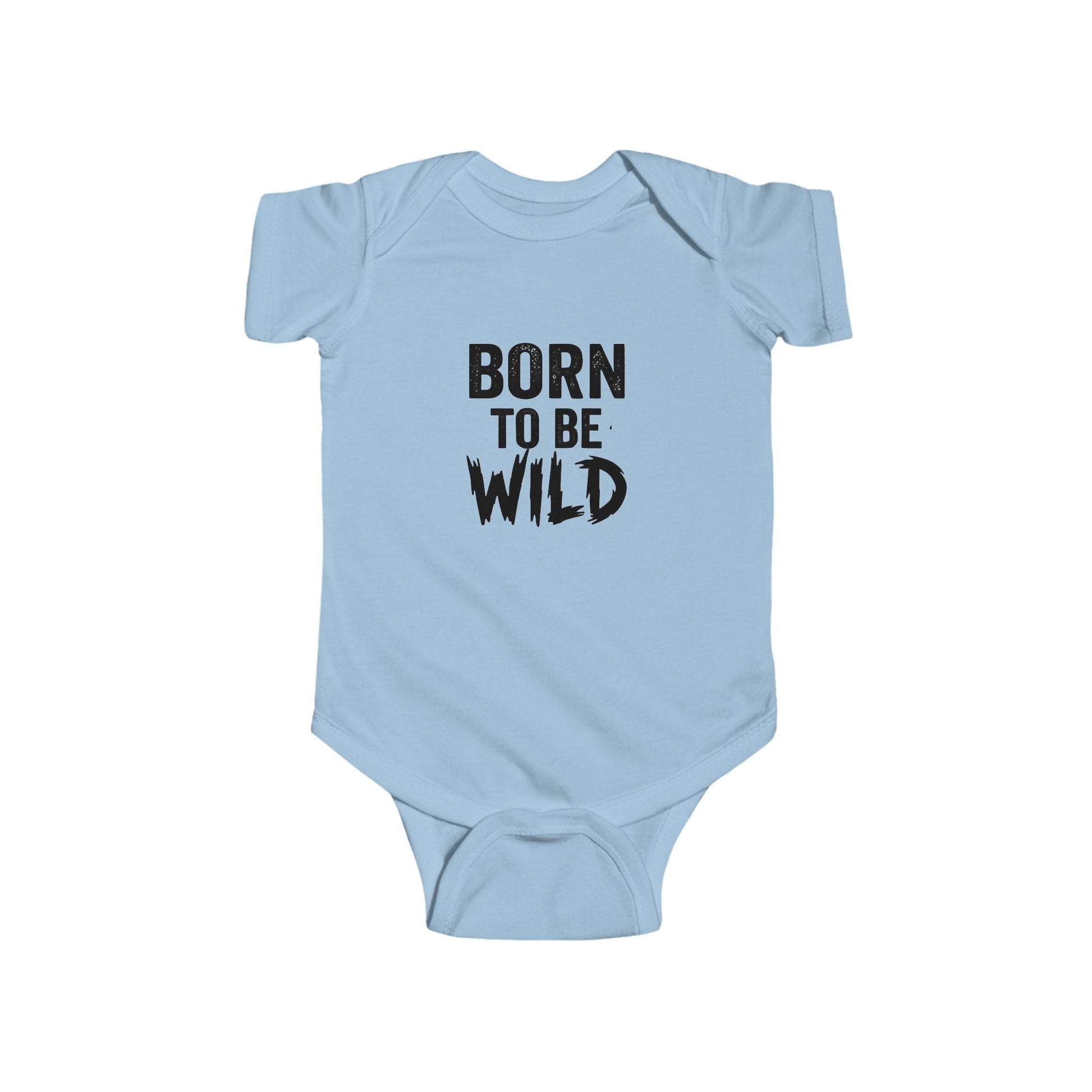 Born to be Wild Baby Bodysuit, New Mom Gift, Funny Infant Onesie, Retro Rock Baby Shower Present AnywherePOD