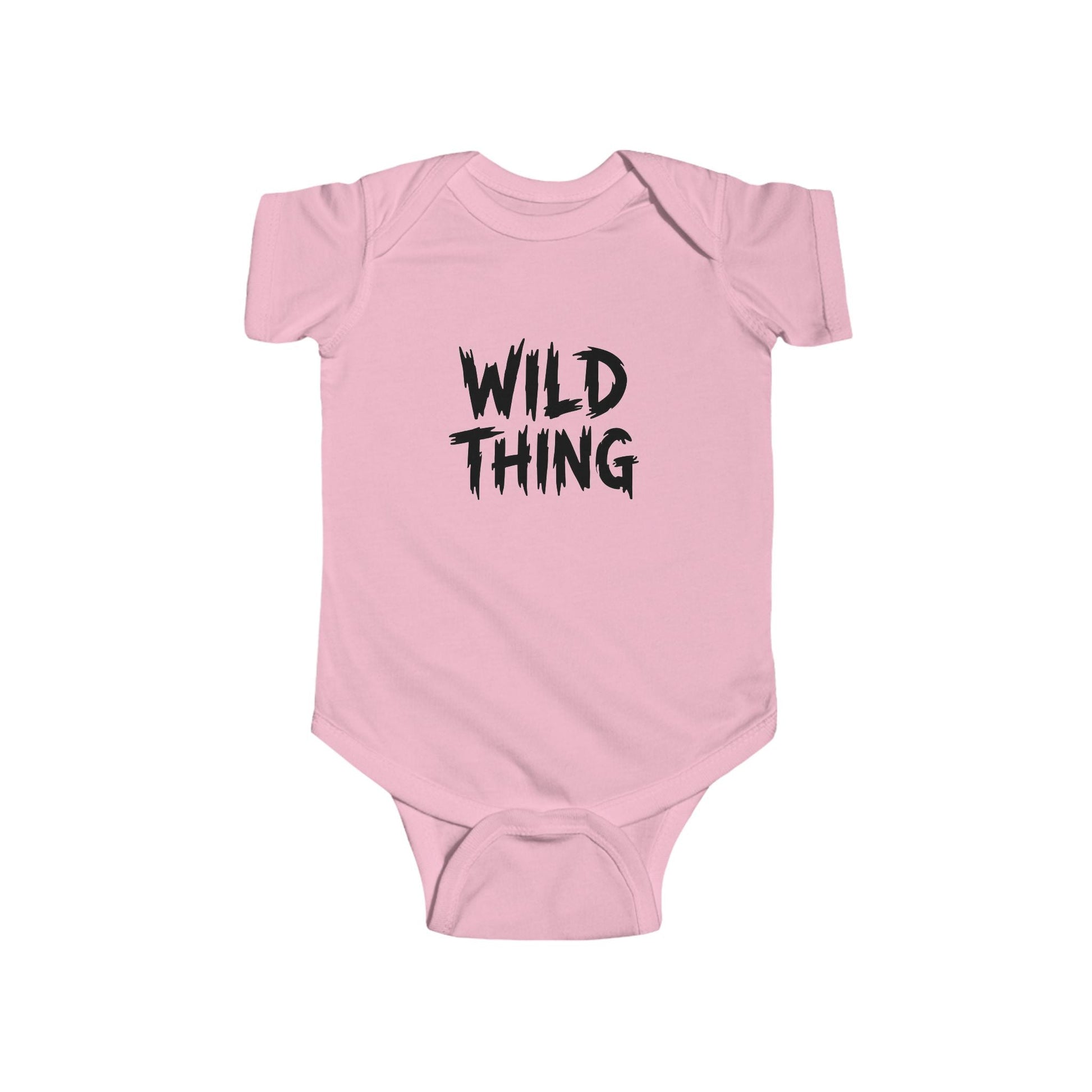 Wild Thing Baby Bodysuit, New Mom Gift, Funny Infant Onesie, Retro Rock Baby Shower Present AnywherePOD