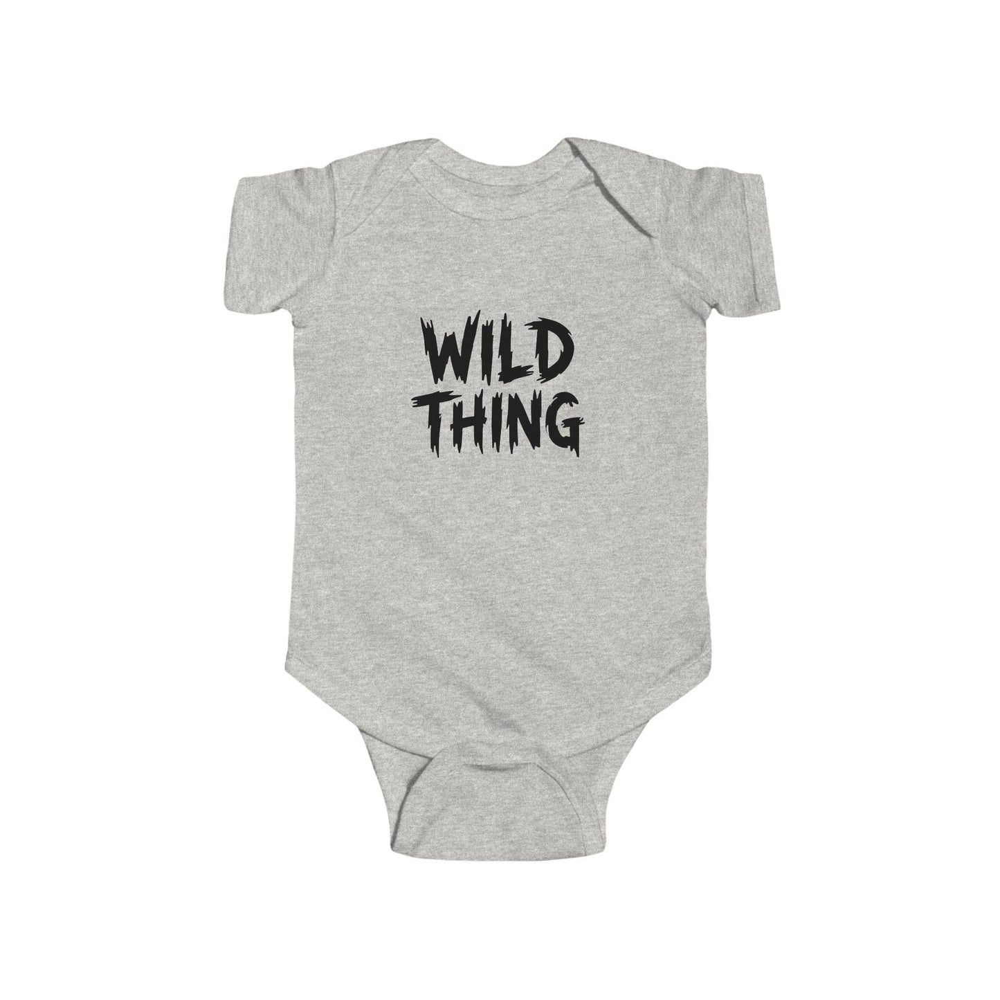 Wild Thing Baby Bodysuit, New Mom Gift, Funny Infant Onesie, Retro Rock Baby Shower Present AnywherePOD