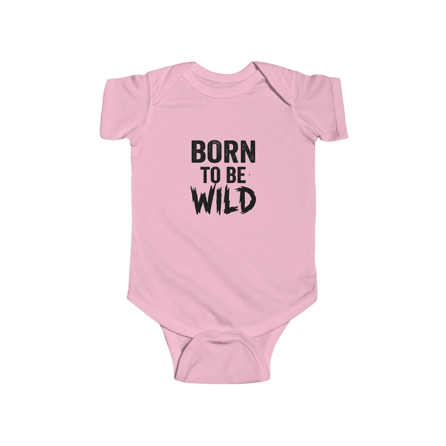 Born to be Wild Baby Bodysuit, New Mom Gift, Funny Infant Onesie, Retro Rock Baby Shower Present AnywherePOD