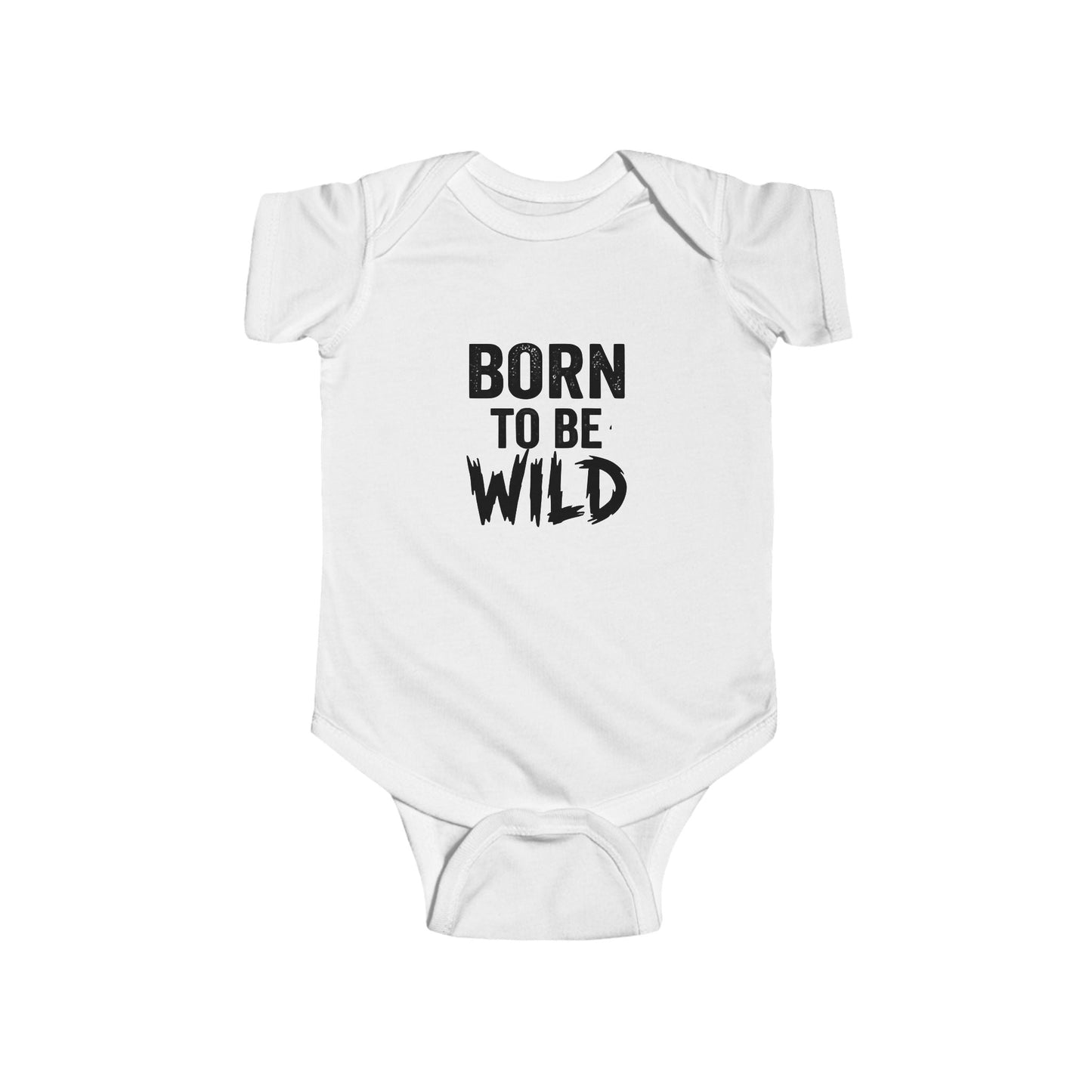 Born to be Wild Baby Bodysuit, New Mom Gift, Funny Infant Onesie, Retro Rock Baby Shower Present AnywherePOD