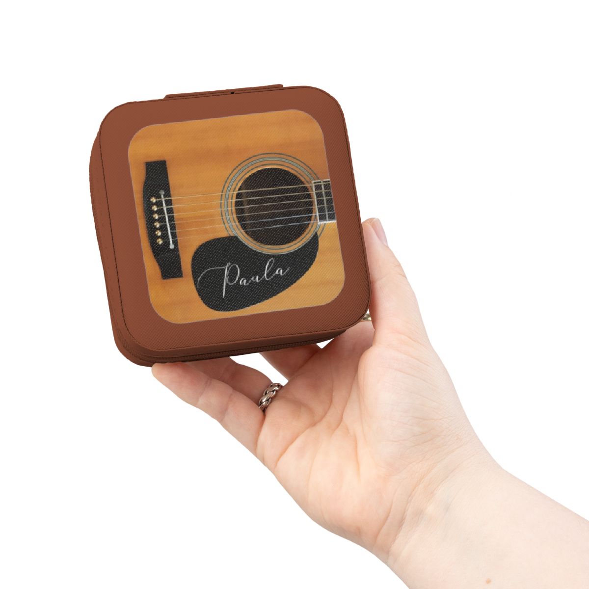 Personalized Compact Guitar Accessory Case for Picks & Paraphernalia, Gift for Guitar Players AnywherePOD