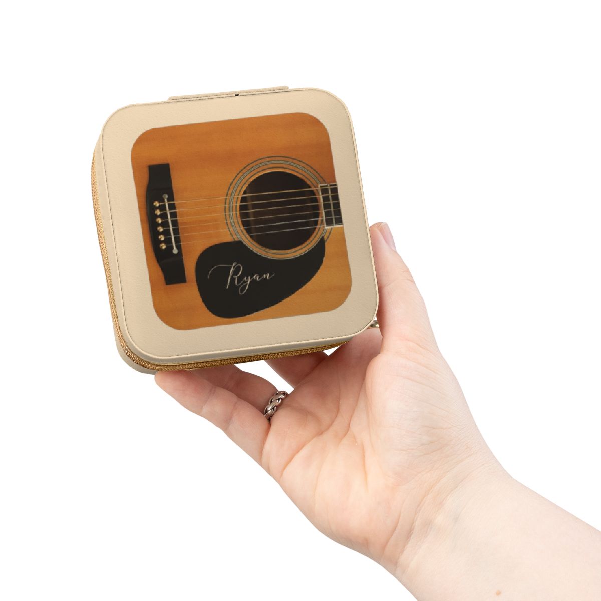 Personalized Compact Guitar Accessory Case for Picks & Paraphernalia, Gift for Guitar Players AnywherePOD