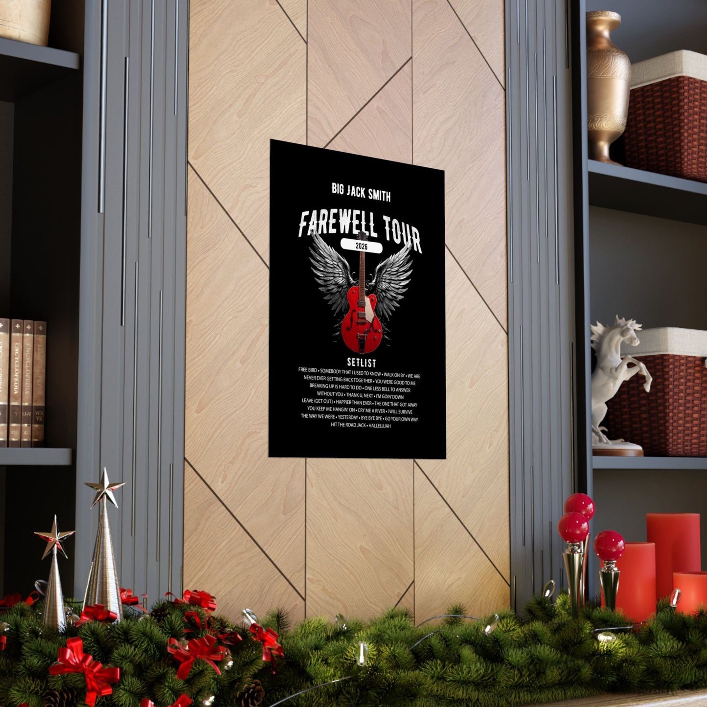 Personalized Retirement FAREWELL TOUR Poster, Funny Music-themed Retirement Gift, Matte Vertical Posters AnywherePOD
