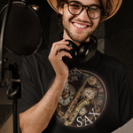 It's Time for SAX  Recycled Organic Bella+Canvas 3001 Saxophone Music-themed unisex Tee
