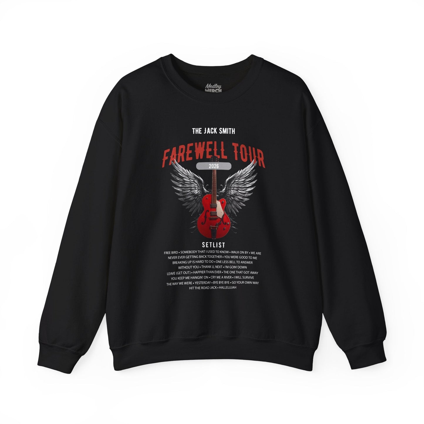 Personalized Retirement Sweatshirt, FAREWELL TOUR, Funny Music-themed Music Fan Retiree Gift AnywherePOD