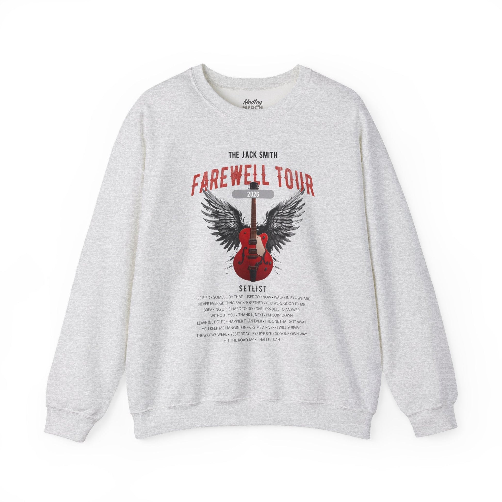 Personalized Retirement Sweatshirt, FAREWELL TOUR, Funny Music-themed Music Fan Retiree Gift AnywherePOD