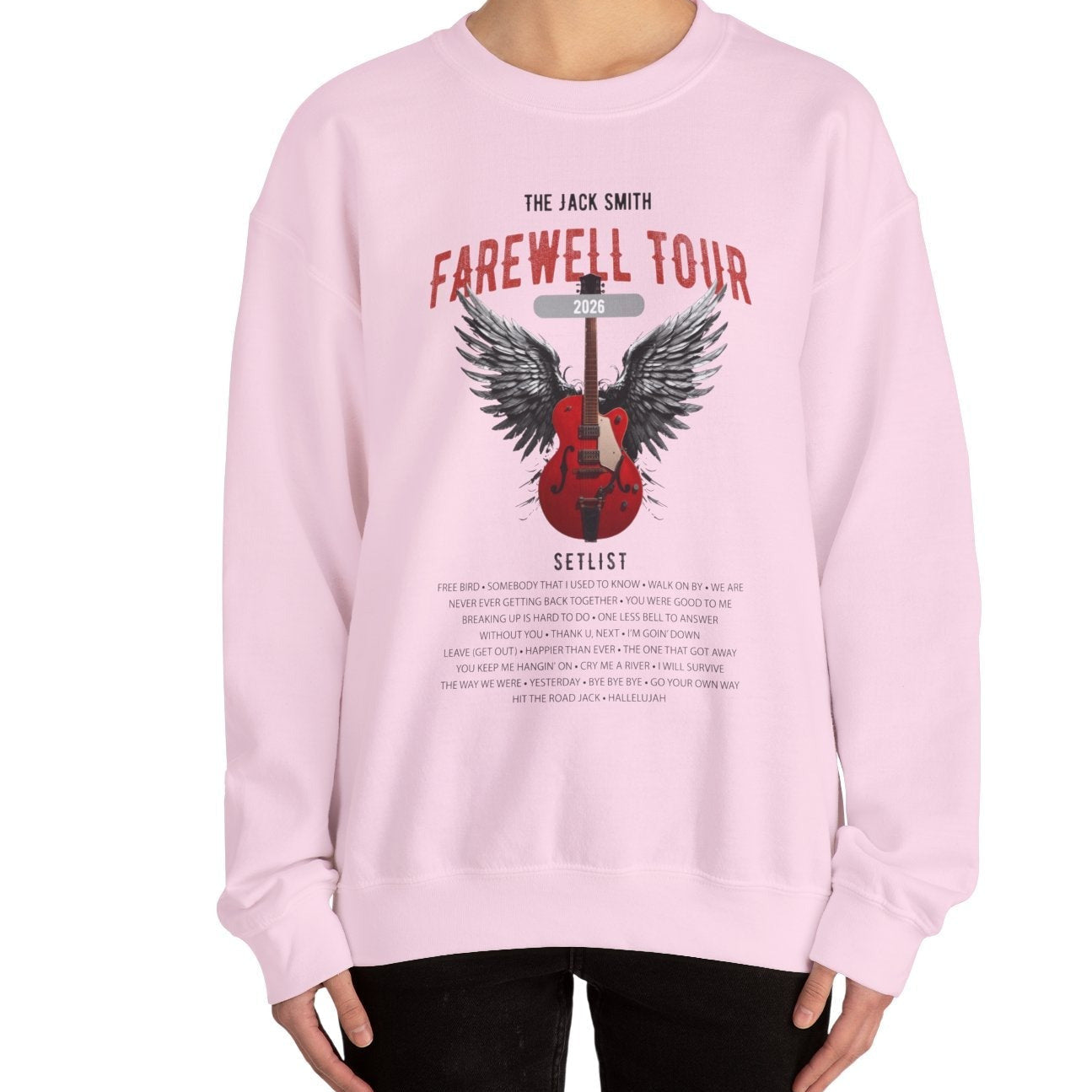 Personalized Retirement Sweatshirt, FAREWELL TOUR, Funny Music-themed Music Fan Retiree Gift AnywherePOD