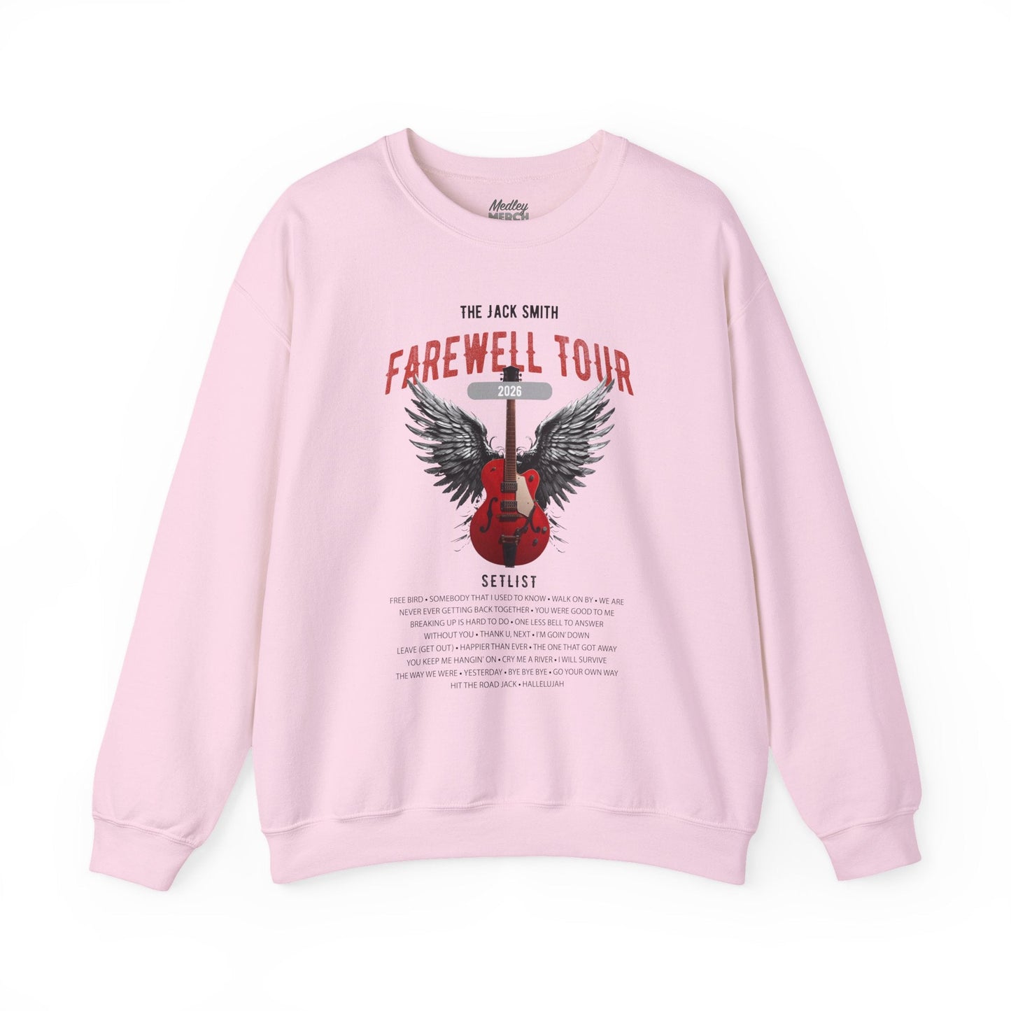 Personalized Retirement Sweatshirt, FAREWELL TOUR, Funny Music-themed Music Fan Retiree Gift AnywherePOD