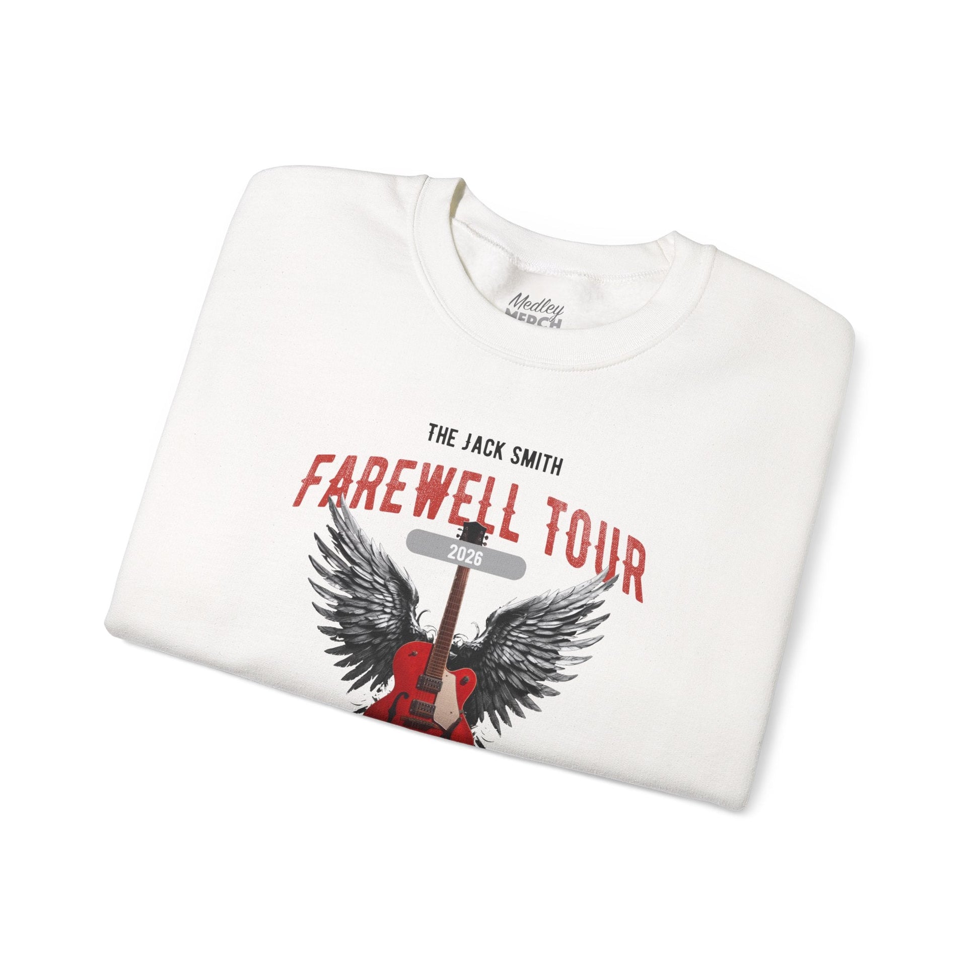 Personalized Retirement Sweatshirt, FAREWELL TOUR, Funny Music-themed Music Fan Retiree Gift AnywherePOD
